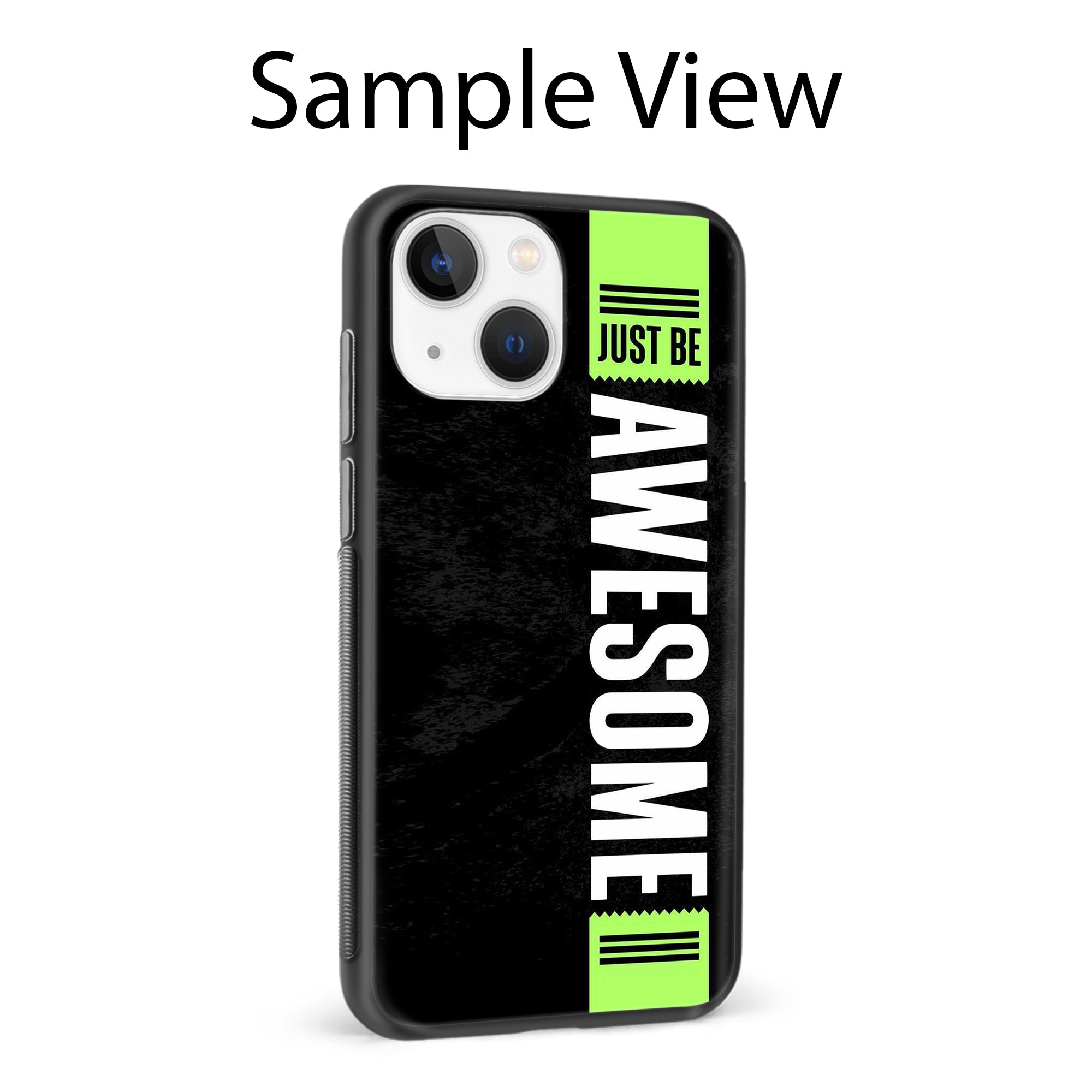 Buy Awesome Street Glass/Metal Back Mobile Phone Case/Cover For iPhone 14 Plus Online