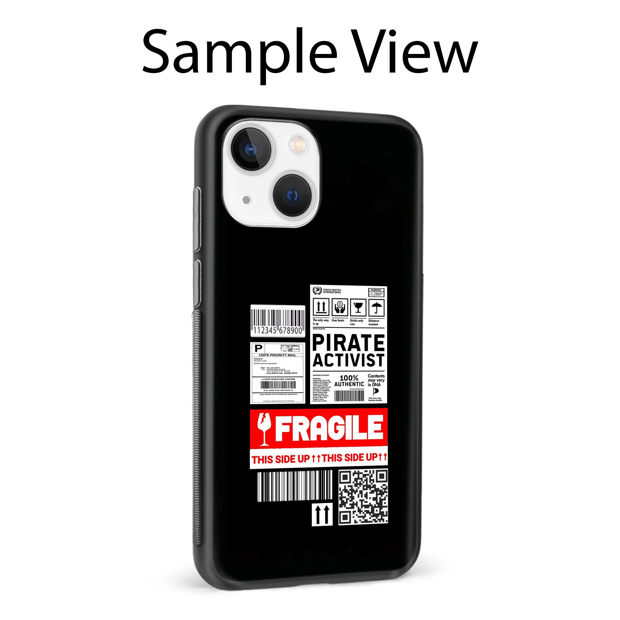 Buy Fragile Glass/Metal Back Mobile Phone Case/Cover For iPhone 14 Plus Online