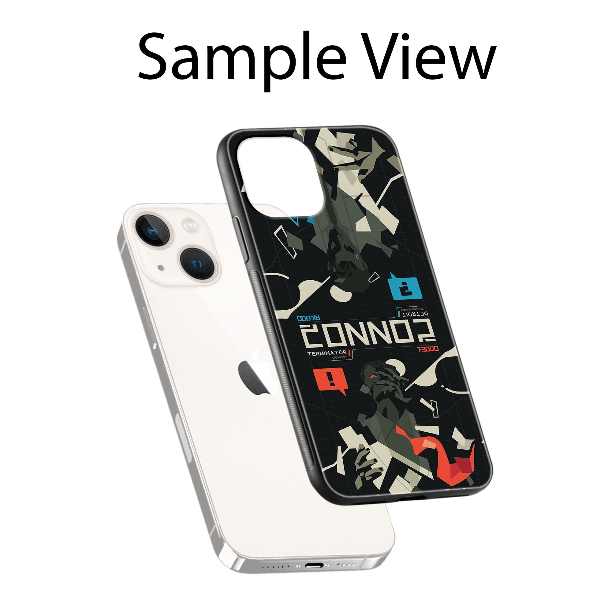 Buy Terminator Glass/Metal Back Mobile Phone Case/Cover For iPhone 14 Plus Online