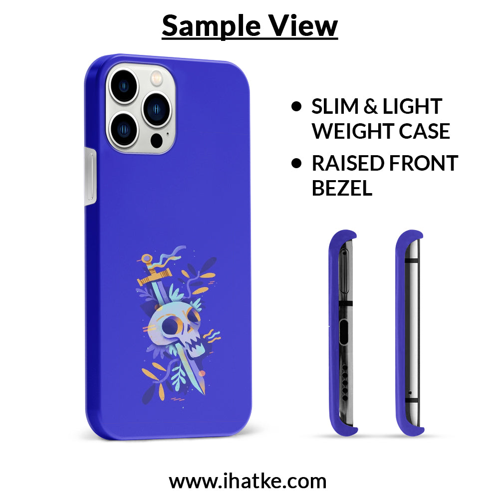 Buy Blue Skull Hard Back Mobile Phone Case Cover For Oppo A54 (4G) Online