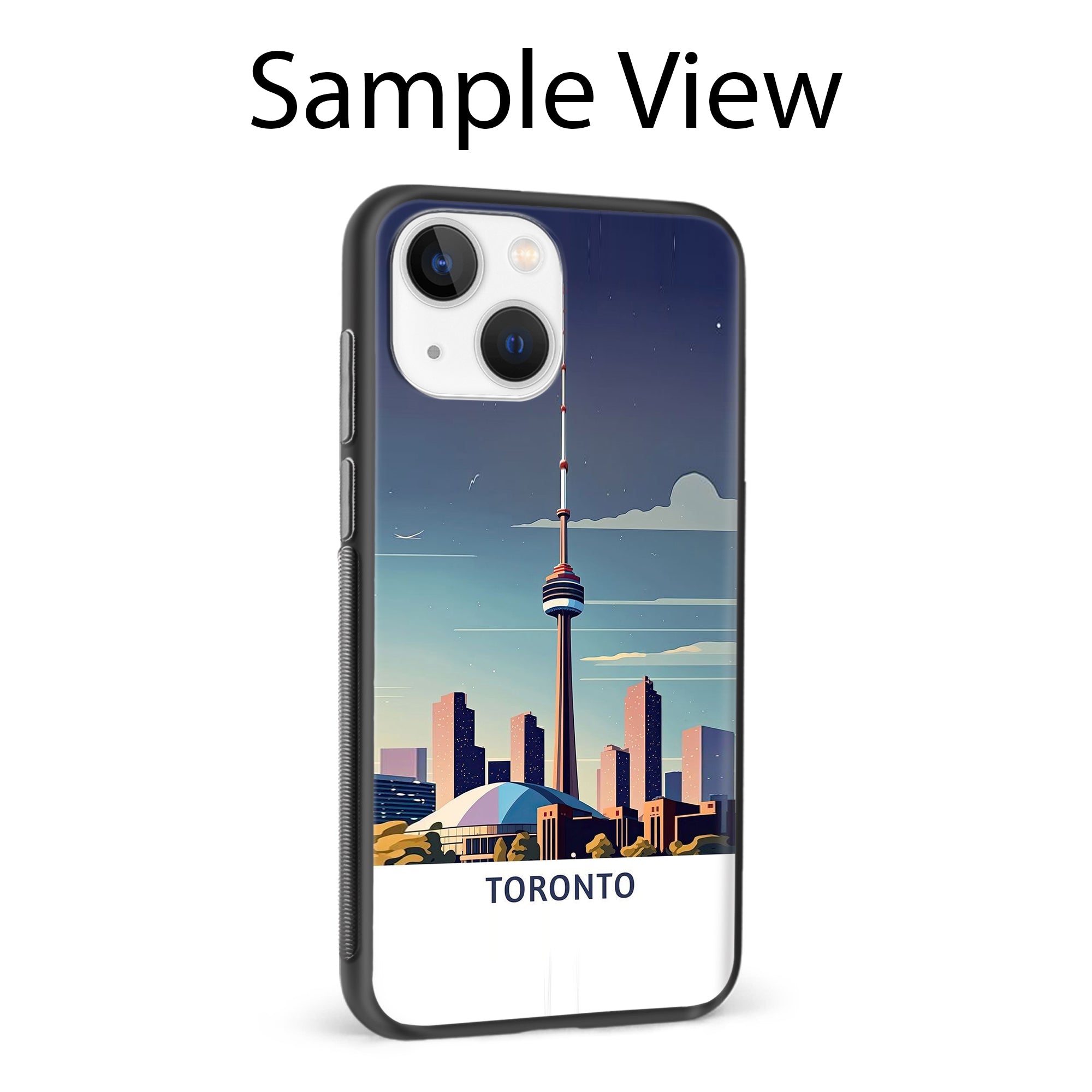 Buy Toronto Glass/Metal Back Mobile Phone Case/Cover For Apple iPhone 12 pro max Online