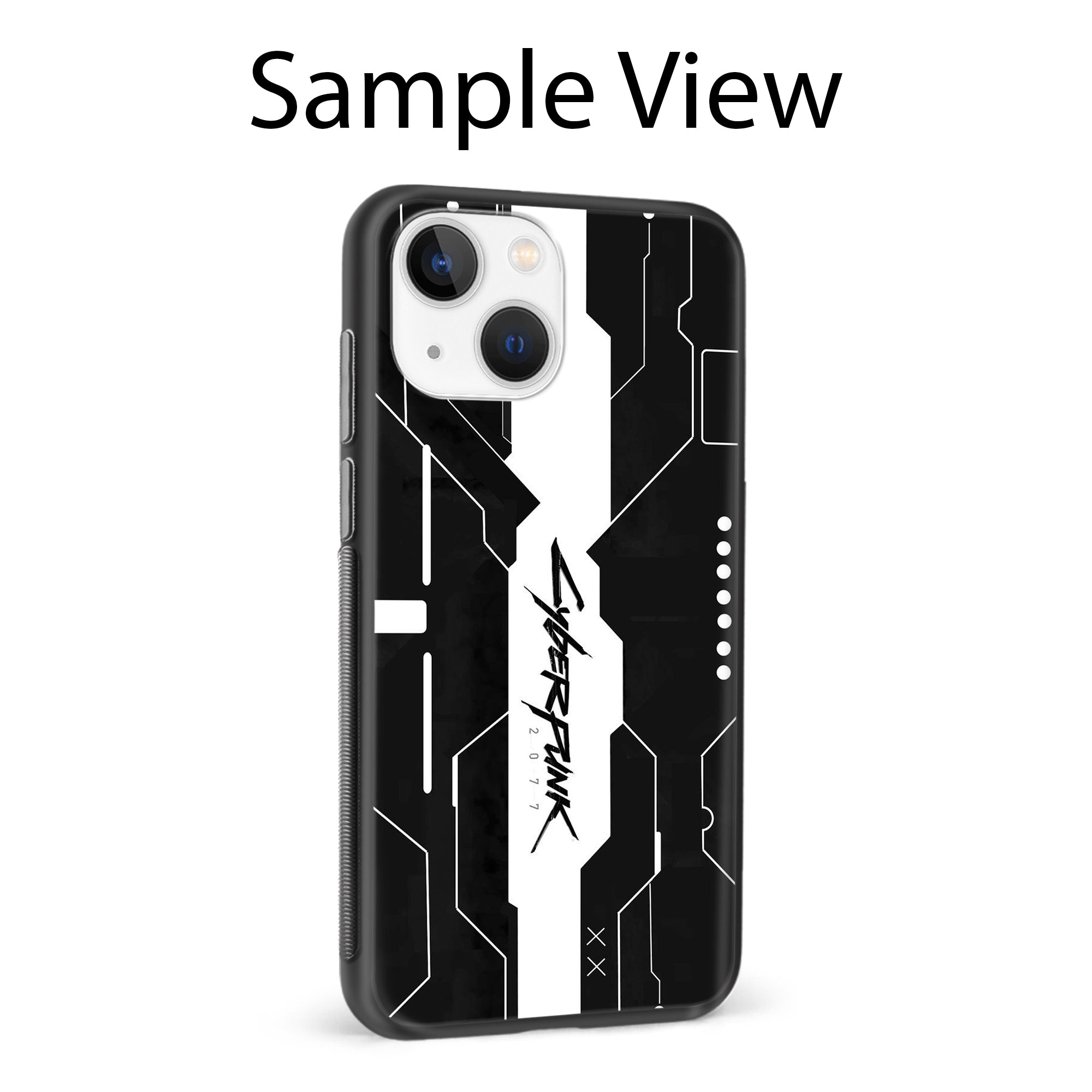 Buy Cyberpunk 2077 Art Glass/Metal Back Mobile Phone Case/Cover For iPhone 15 Online