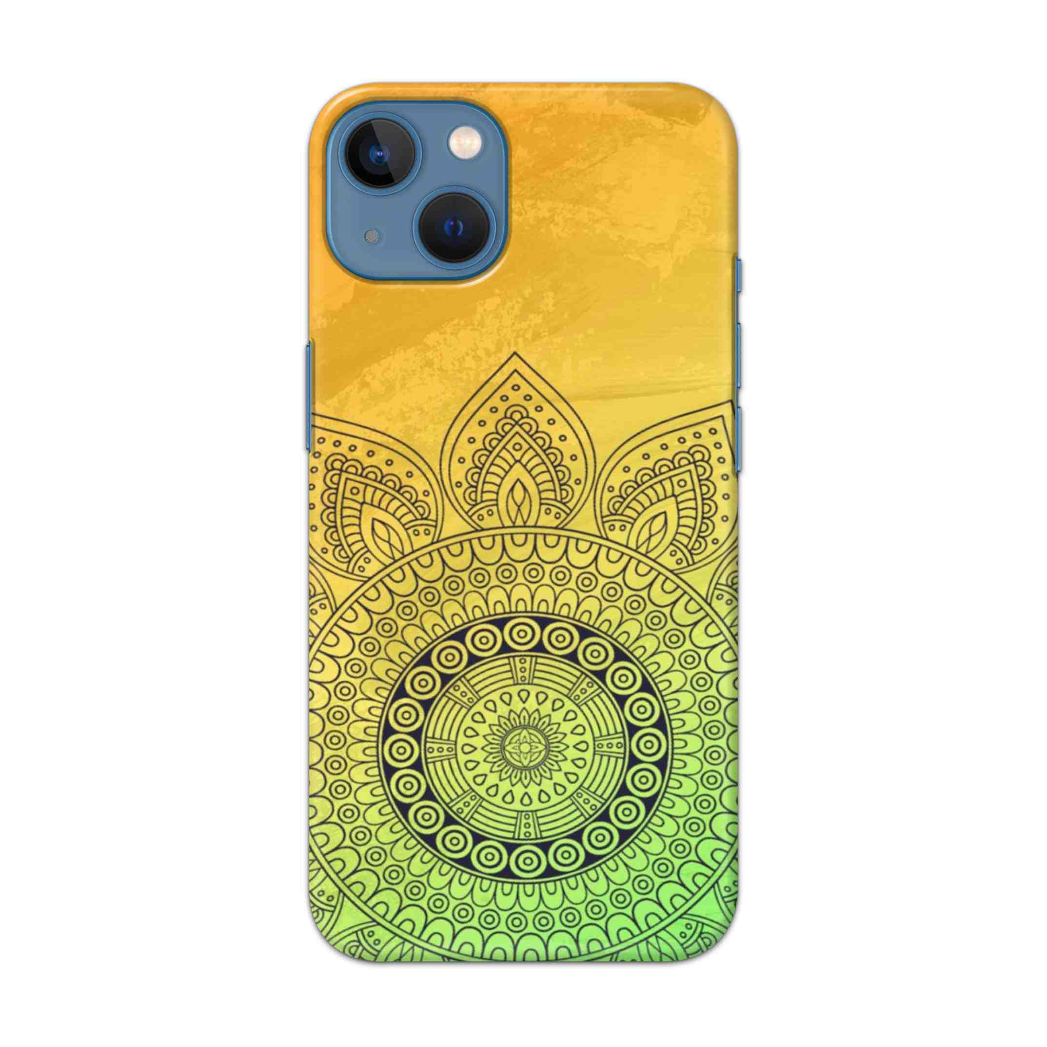 Buy Yellow Rangoli Hard Back Mobile Phone Case/Cover For Apple iPhone 13 Online