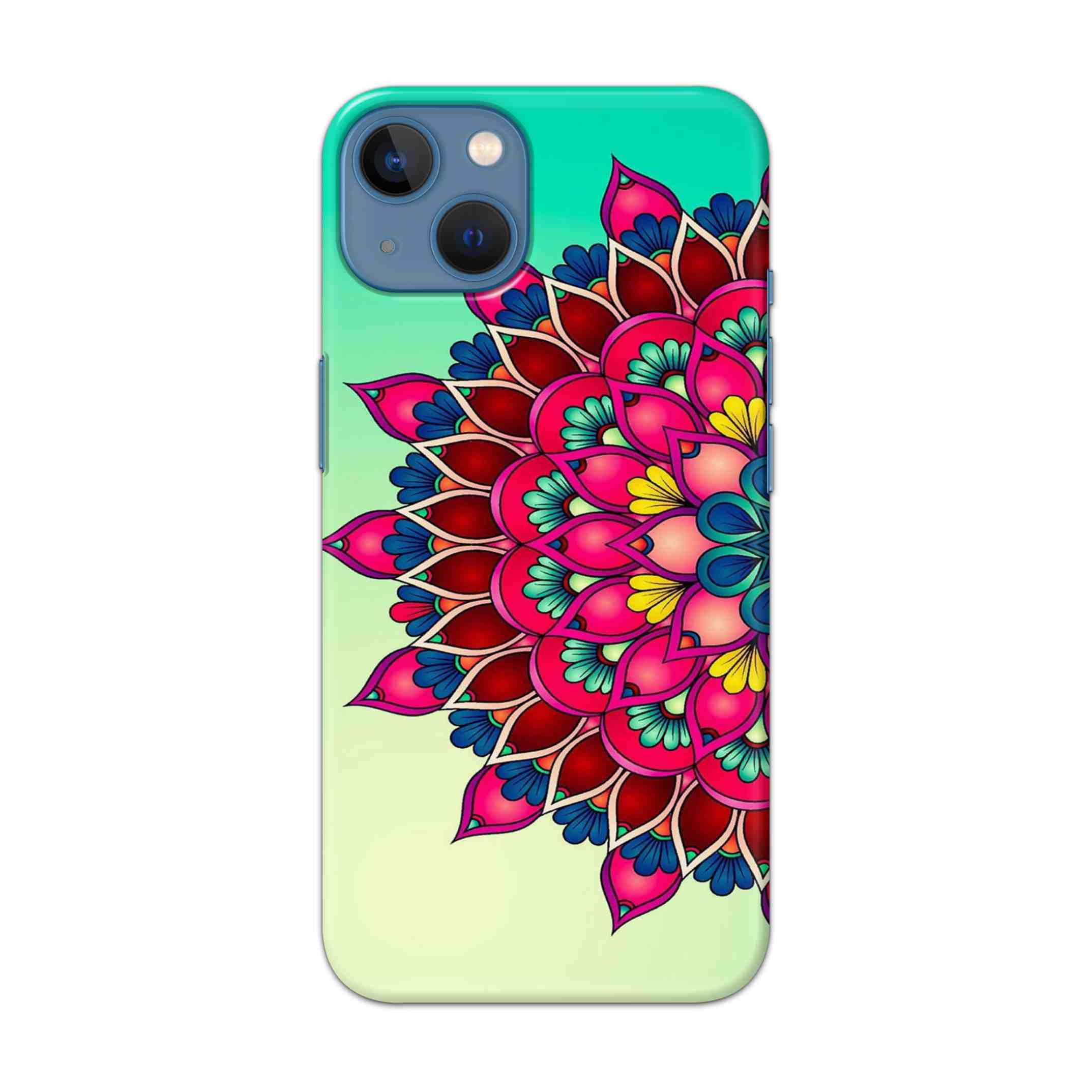 Buy Lotus Mandala Hard Back Mobile Phone Case/Cover For Apple iPhone 13 Online