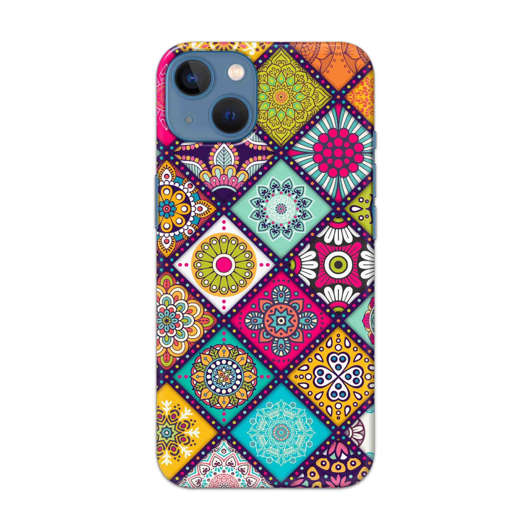 Buy Mandala Texture Hard Back Mobile Phone Case Cover For Apple iPhone 13 Online