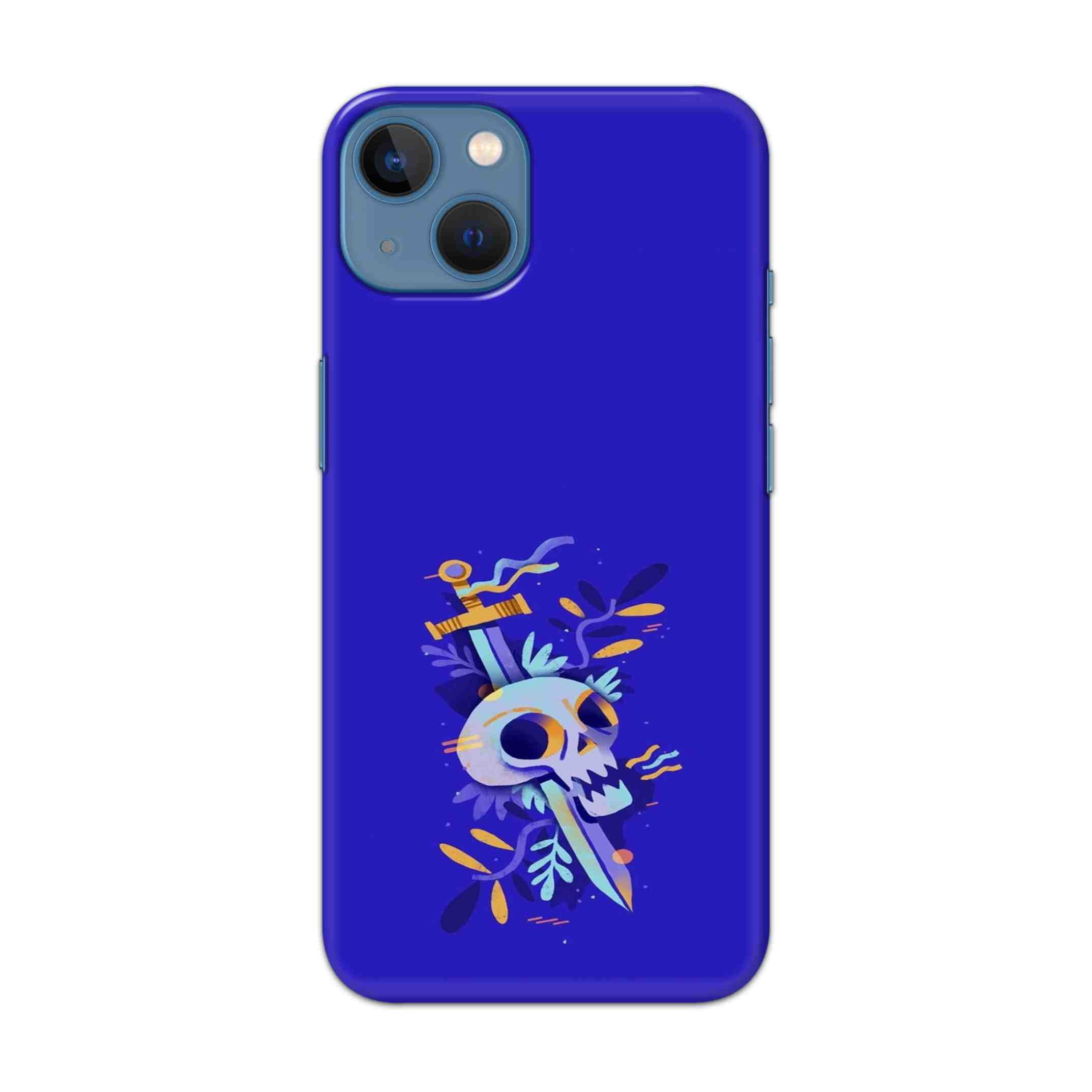 Buy Blue Skull Hard Back Mobile Phone Case/Cover For Apple iPhone 13 Online