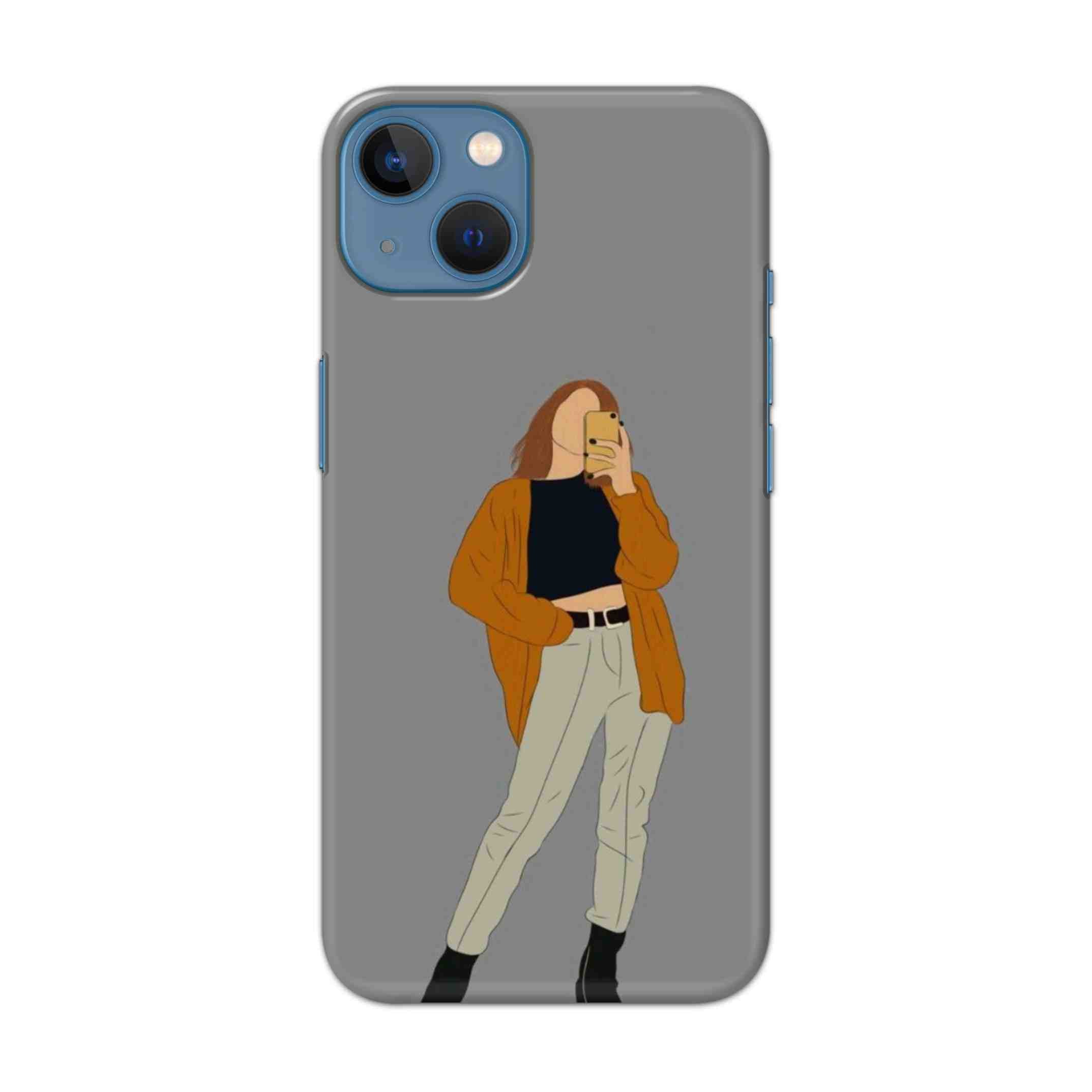 Buy Selfie Girl Hard Back Mobile Phone Case Cover For Apple iPhone 13 Online