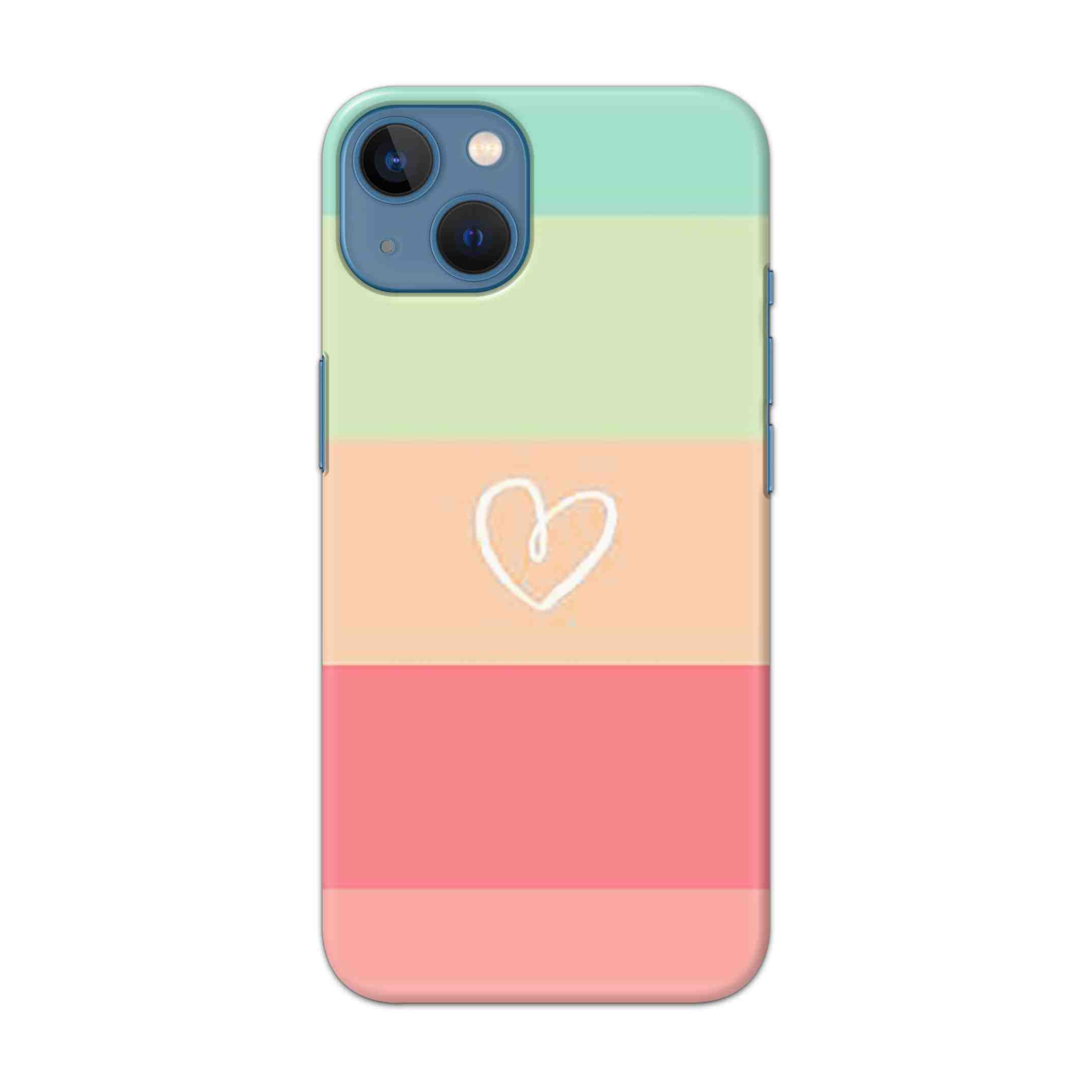 Buy Rainbow Heart Hard Back Mobile Phone Case Cover For Apple iPhone 13 Online