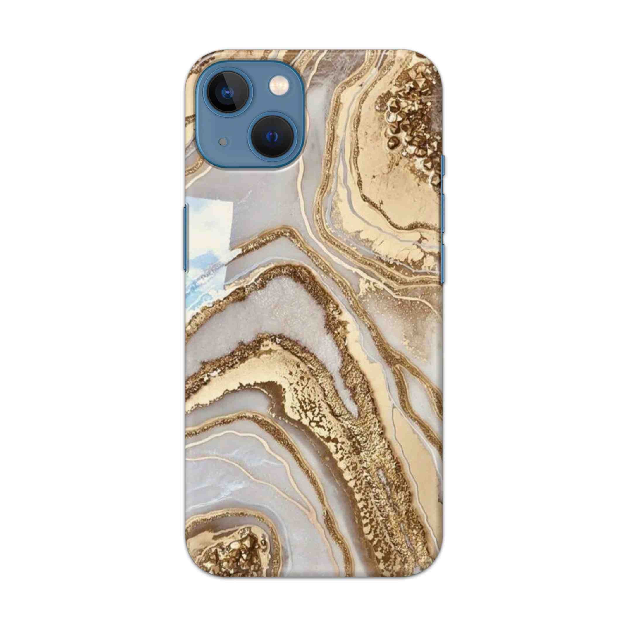 Buy Golden Texture Hard Back Mobile Phone Case Cover For Apple iPhone 13 Online