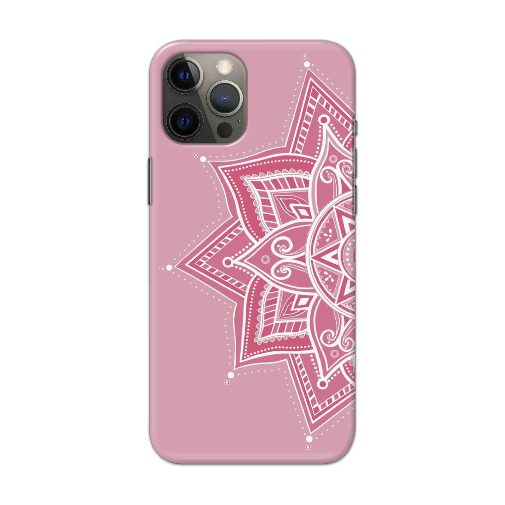 Buy Pink Rangoli Hard Back Mobile Phone Case/Cover For Apple iPhone 13 Pro Max Online