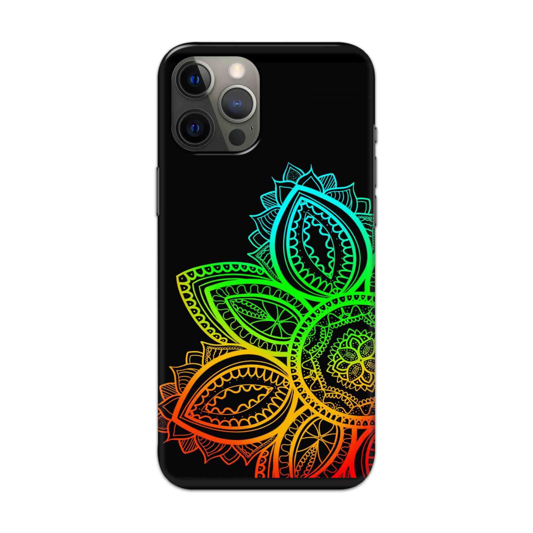 Buy Neon Mandala Hard Back Mobile Phone Case/Cover For Apple iPhone 13 Pro Max Online