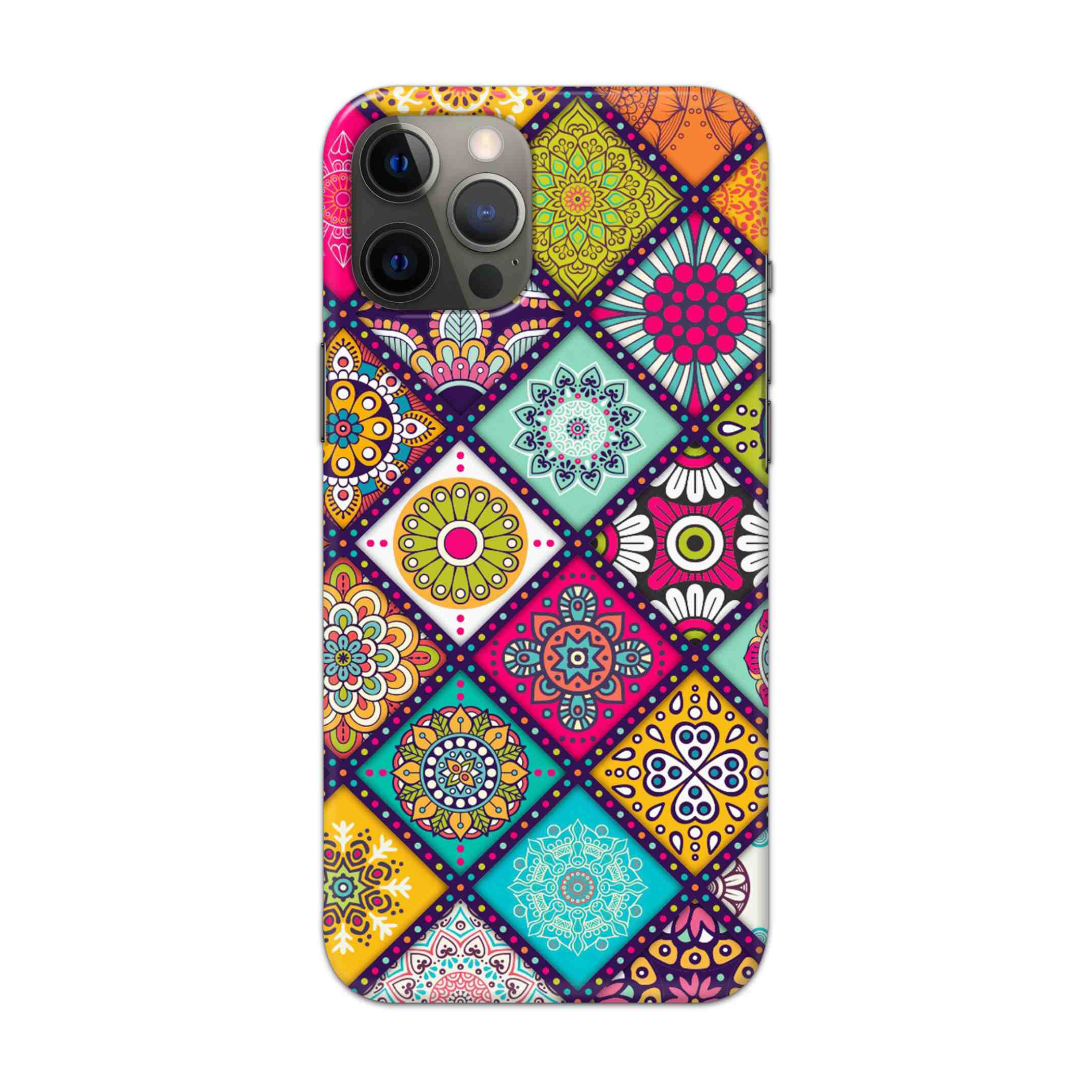 Buy Mandala Texture Hard Back Mobile Phone Case Cover For Apple iPhone 13 Pro Max Online