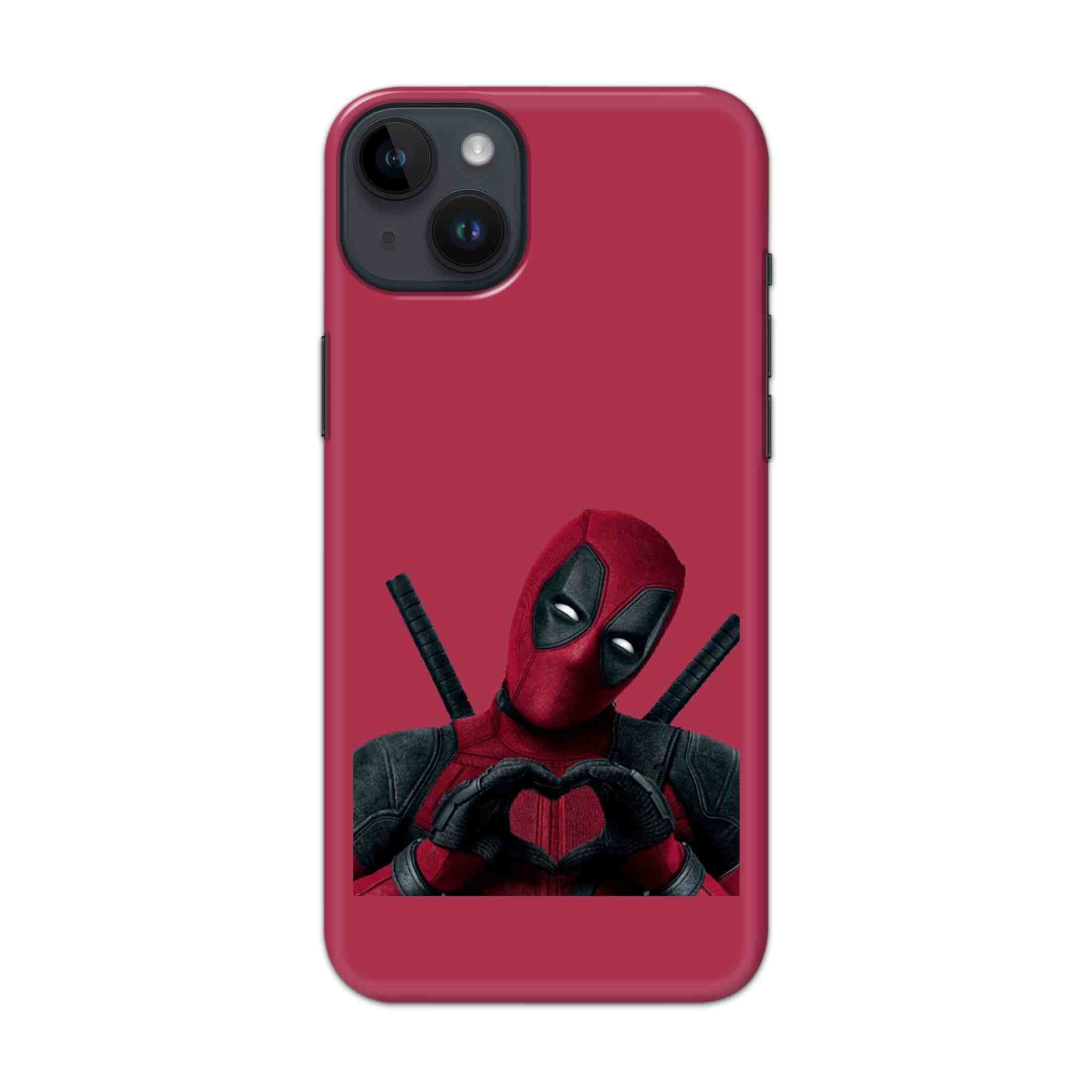 Buy Deadpool Heart Hard Back Mobile Phone Case/Cover For iPhone 14 Online