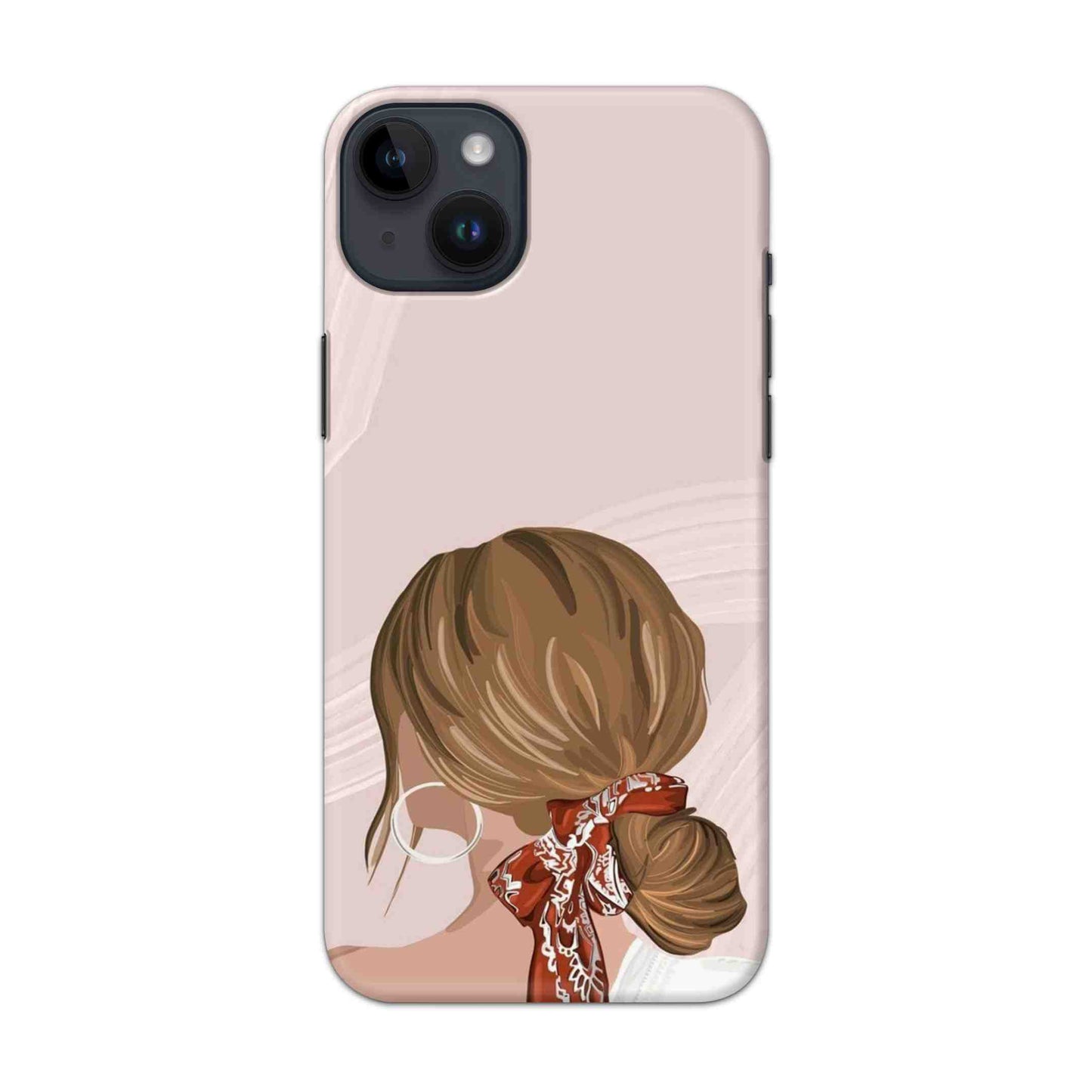 Buy Girl With Red Scaff Hard Back Mobile Phone Case Cover For iPhone 14 Online