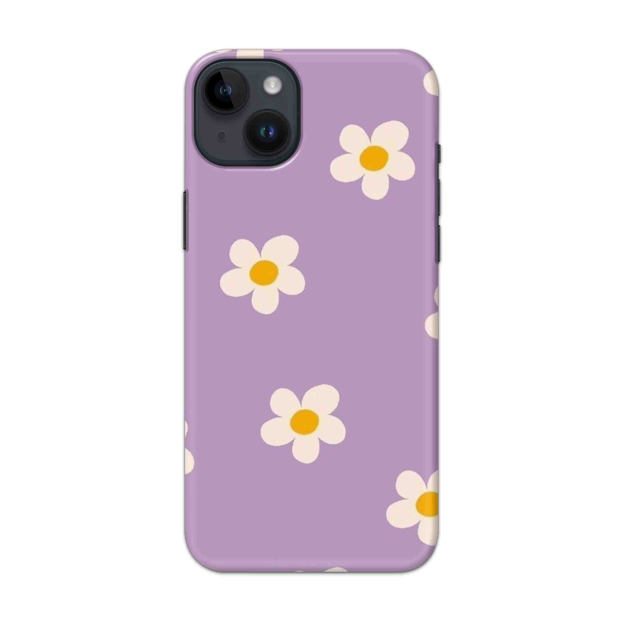 Buy Purple Flower Hard Back Mobile Phone Case Cover For iPhone 14 Online