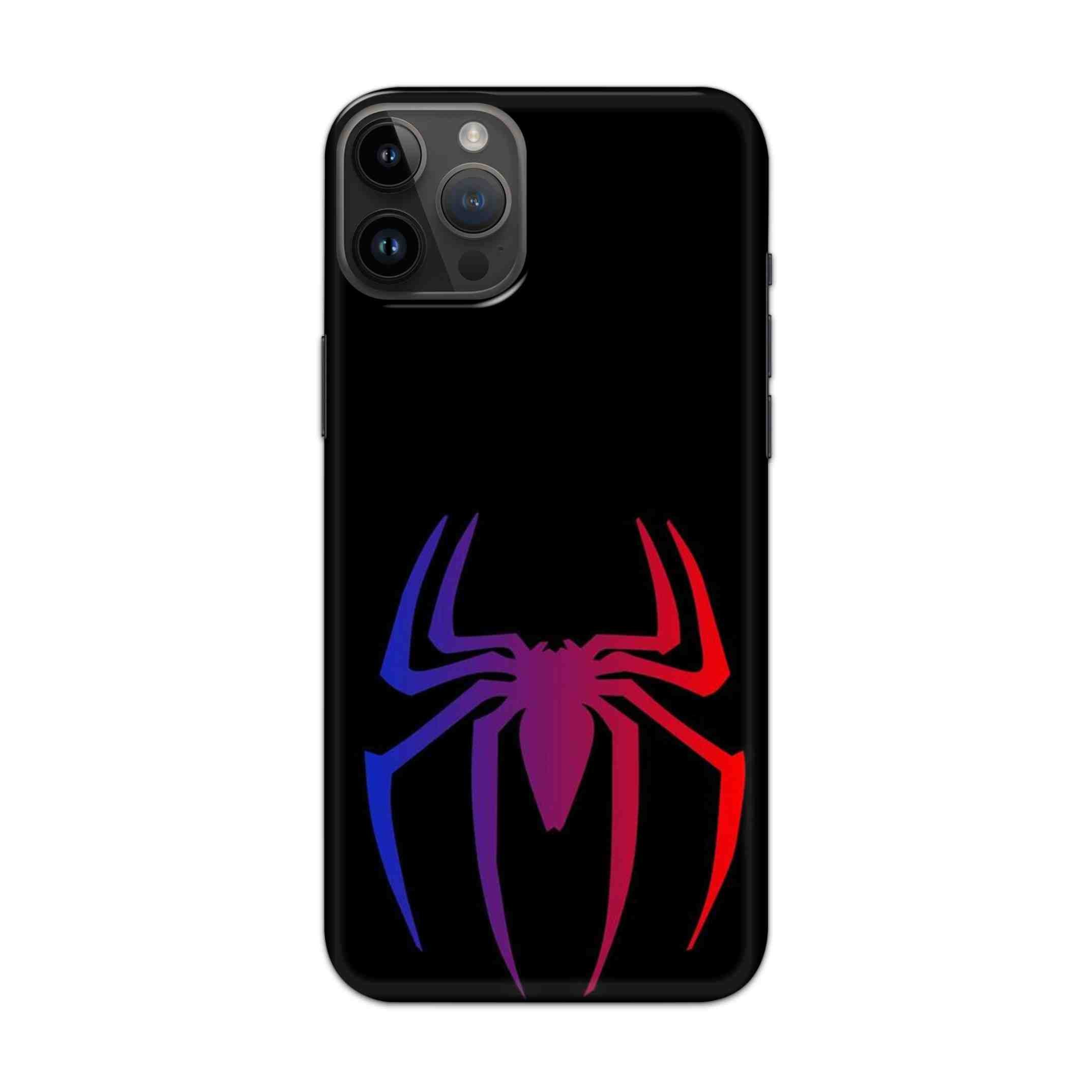 Buy Neon Spiderman Logo Hard Back Mobile Phone Case/Cover For iPhone 14 Pro Max Online