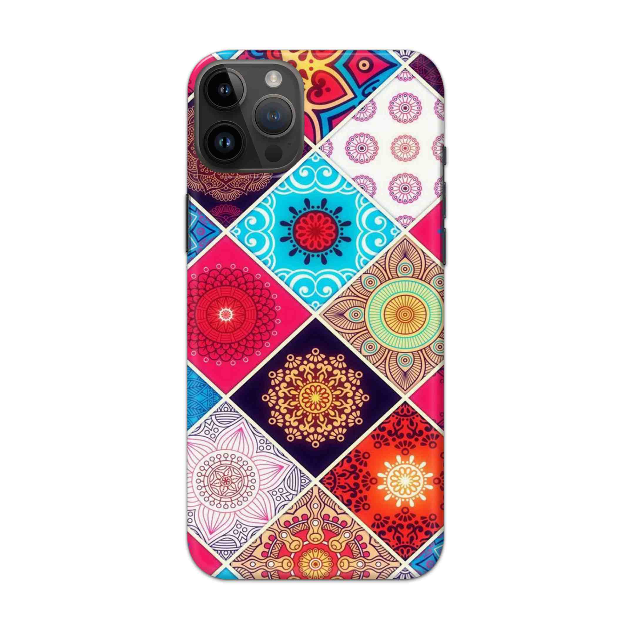 Buy Rainbow Mandala Hard Back Mobile Phone Case/Cover For iPhone 14 Pro Max Online