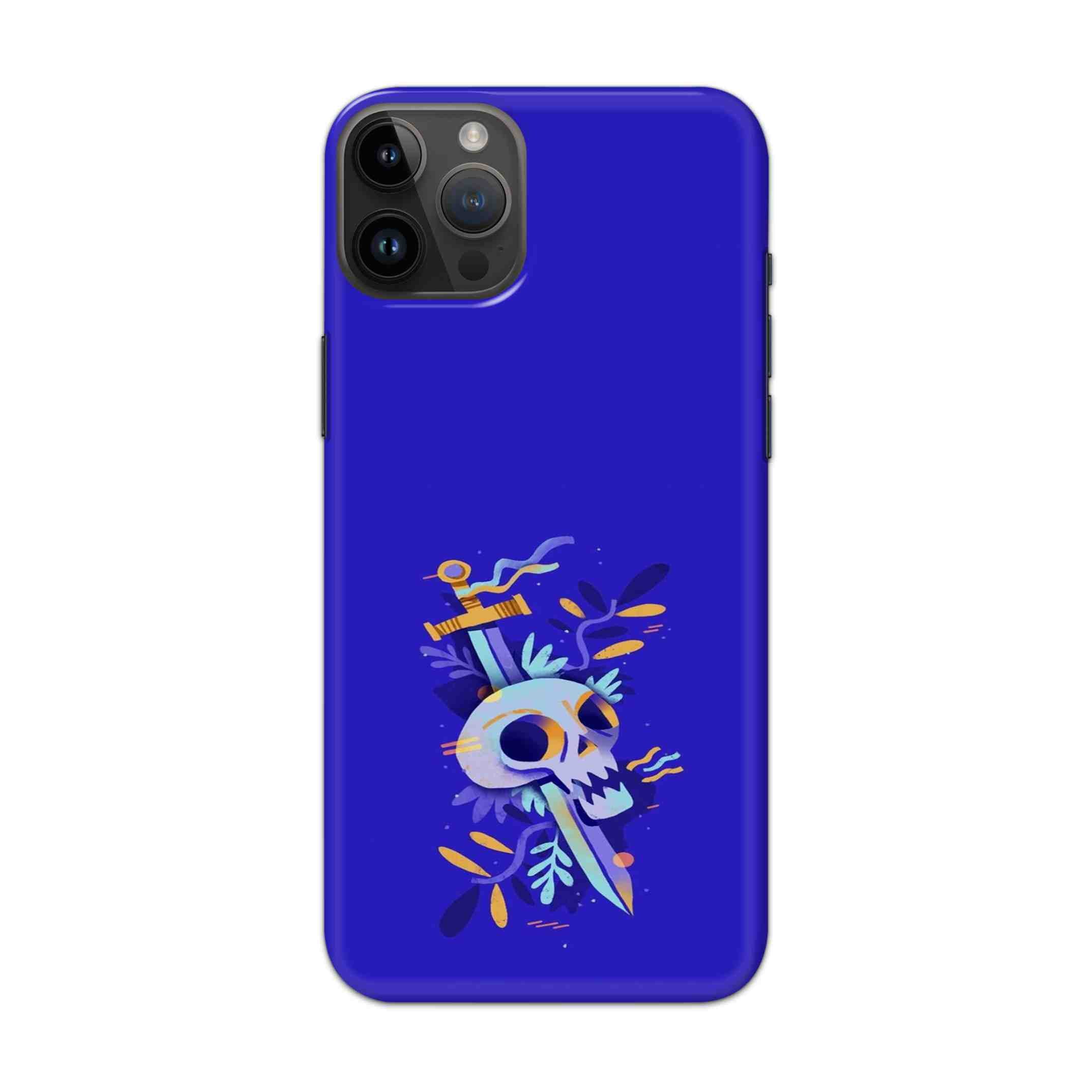 Buy Blue Skull Hard Back Mobile Phone Case/Cover For iPhone 14 Pro Max Online