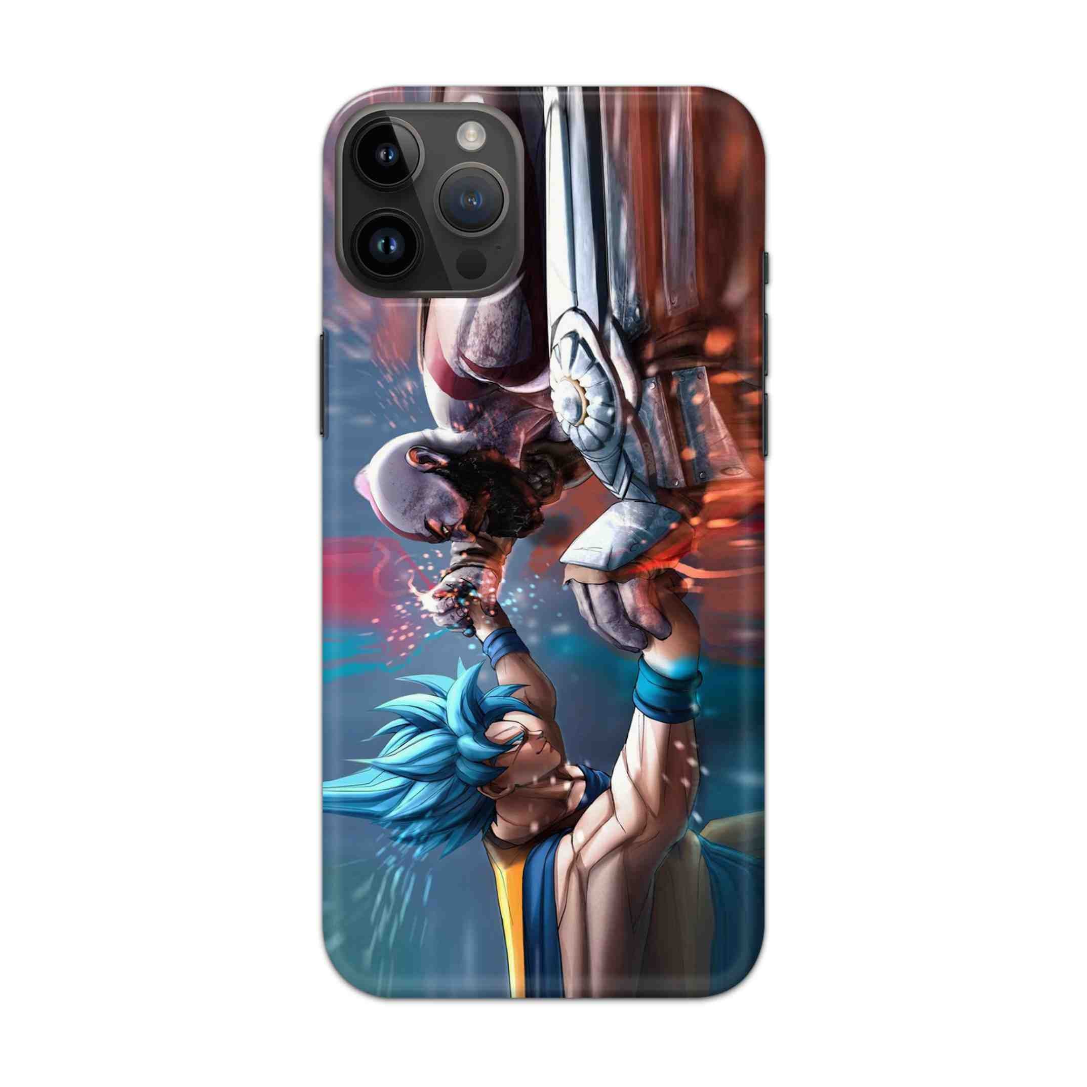 Buy Goku Vs Kratos Hard Back Mobile Phone Case/Cover For iPhone 14 Pro Max Online