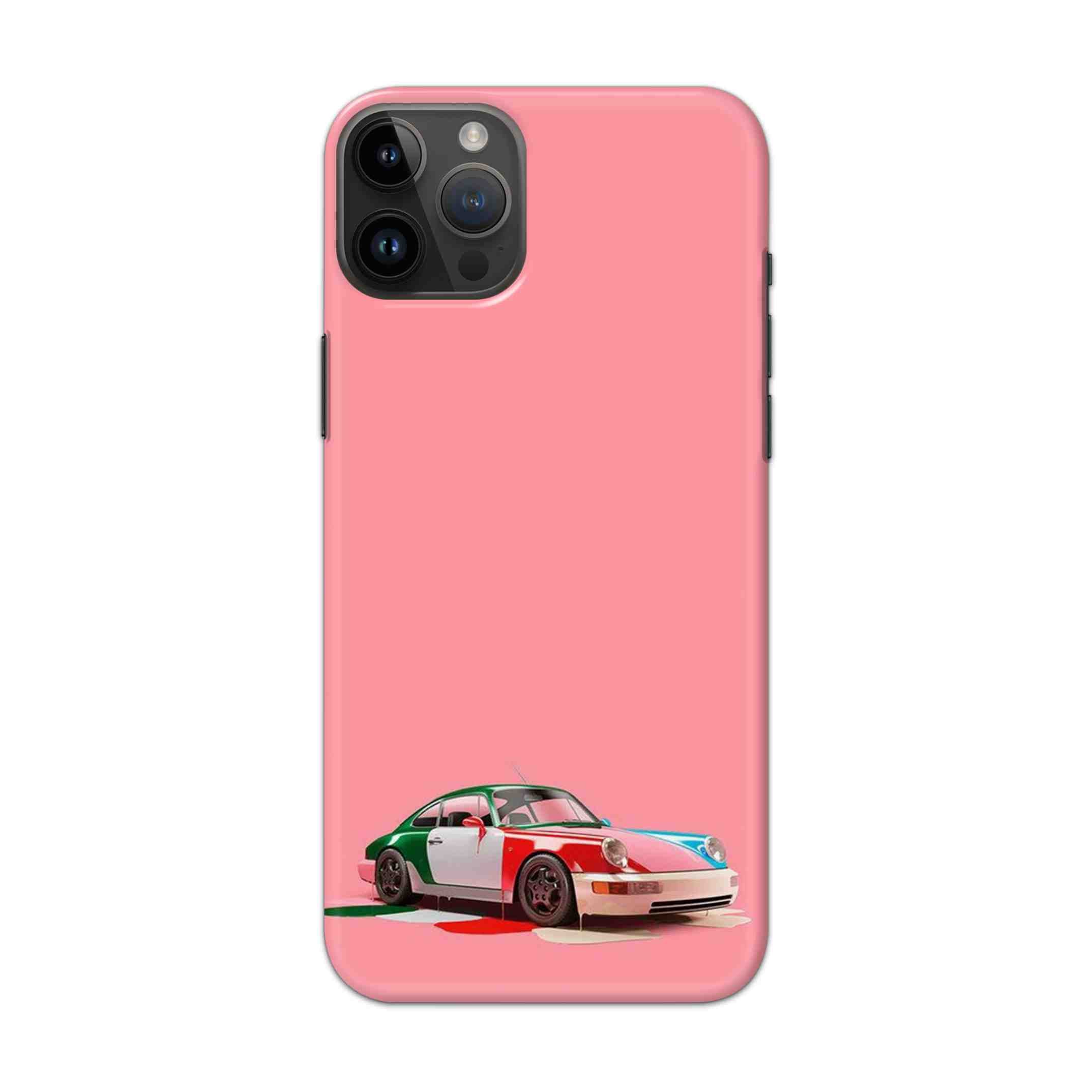 Buy Pink Porche Hard Back Mobile Phone Case/Cover For iPhone 14 Pro Max Online