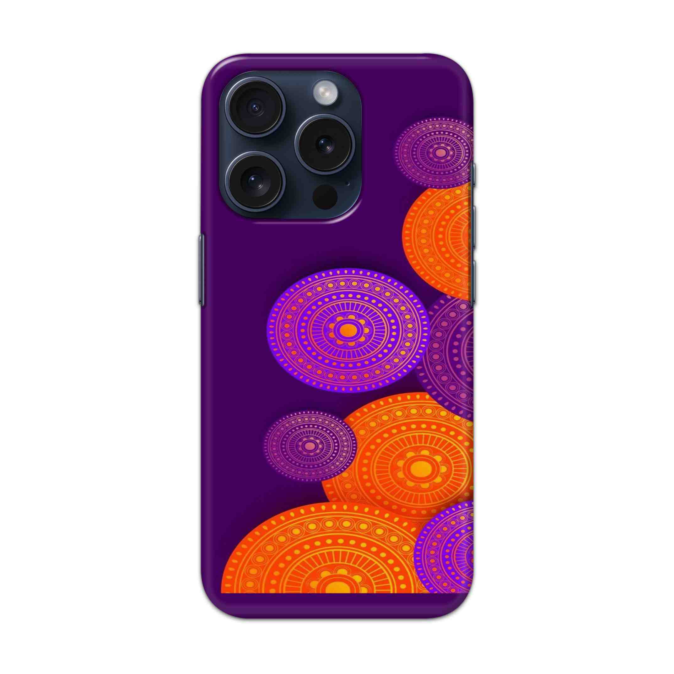 Buy Colourful Mandala Hard Back Mobile Phone Case/Cover For iPhone 15 Pro Online