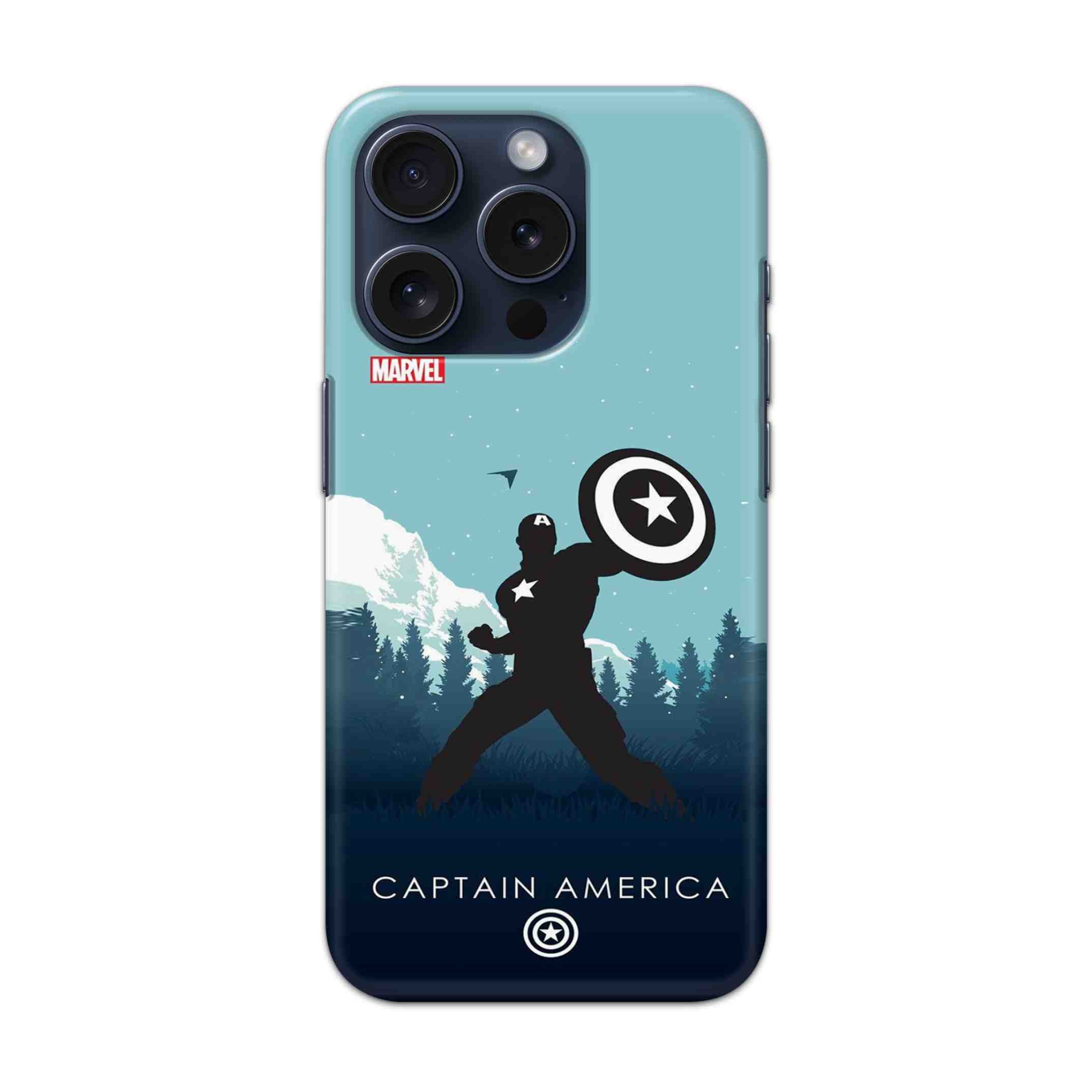 Buy Captain America Hard Back Mobile Phone Case/Cover For iPhone 15 Pro Online