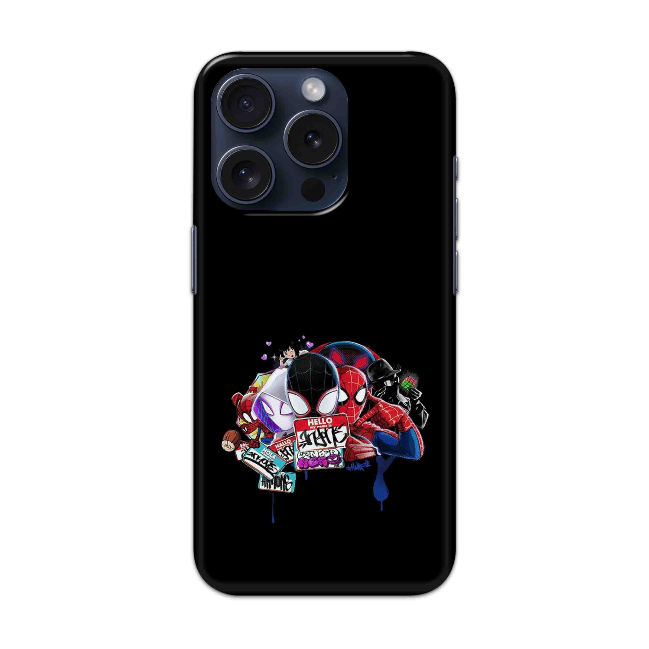 Buy Miles Morales Hard Back Mobile Phone Case/Cover For iPhone 15 Pro Online