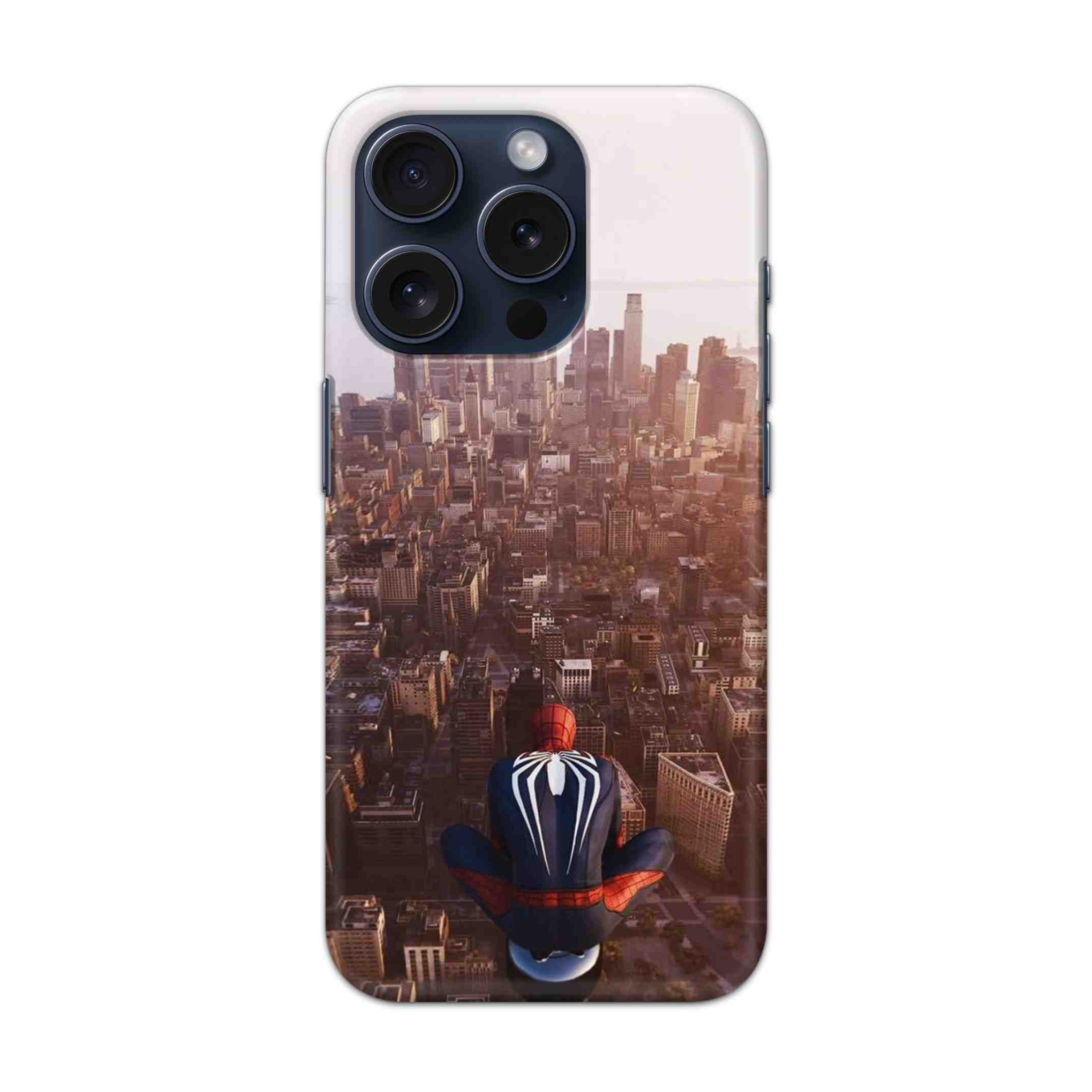 Buy City Of Spiderman Hard Back Mobile Phone Case/Cover For iPhone 15 Pro Online