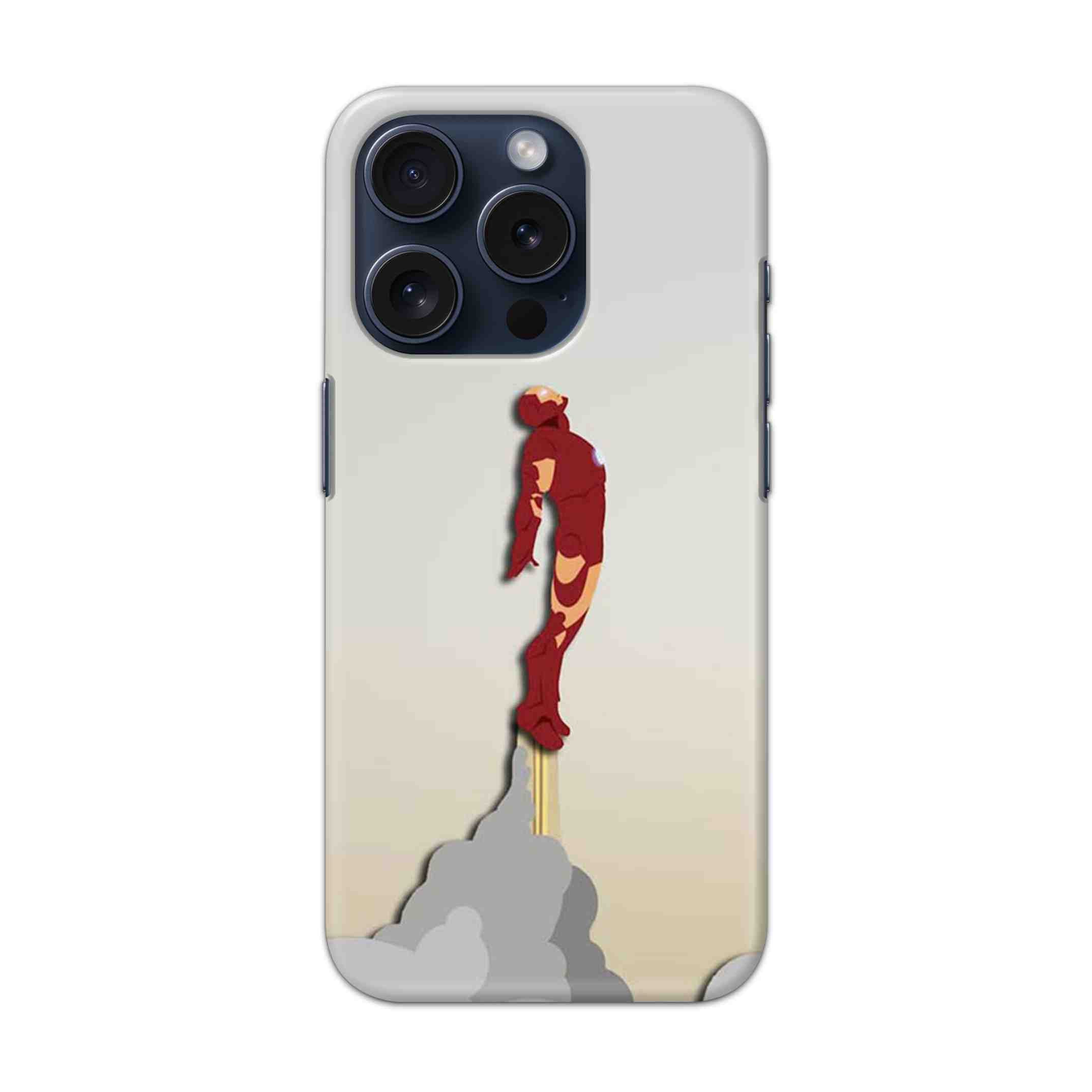 Buy Flying Ironman Hard Back Mobile Phone Case Cover For Apple iPhone 15 Pro Online