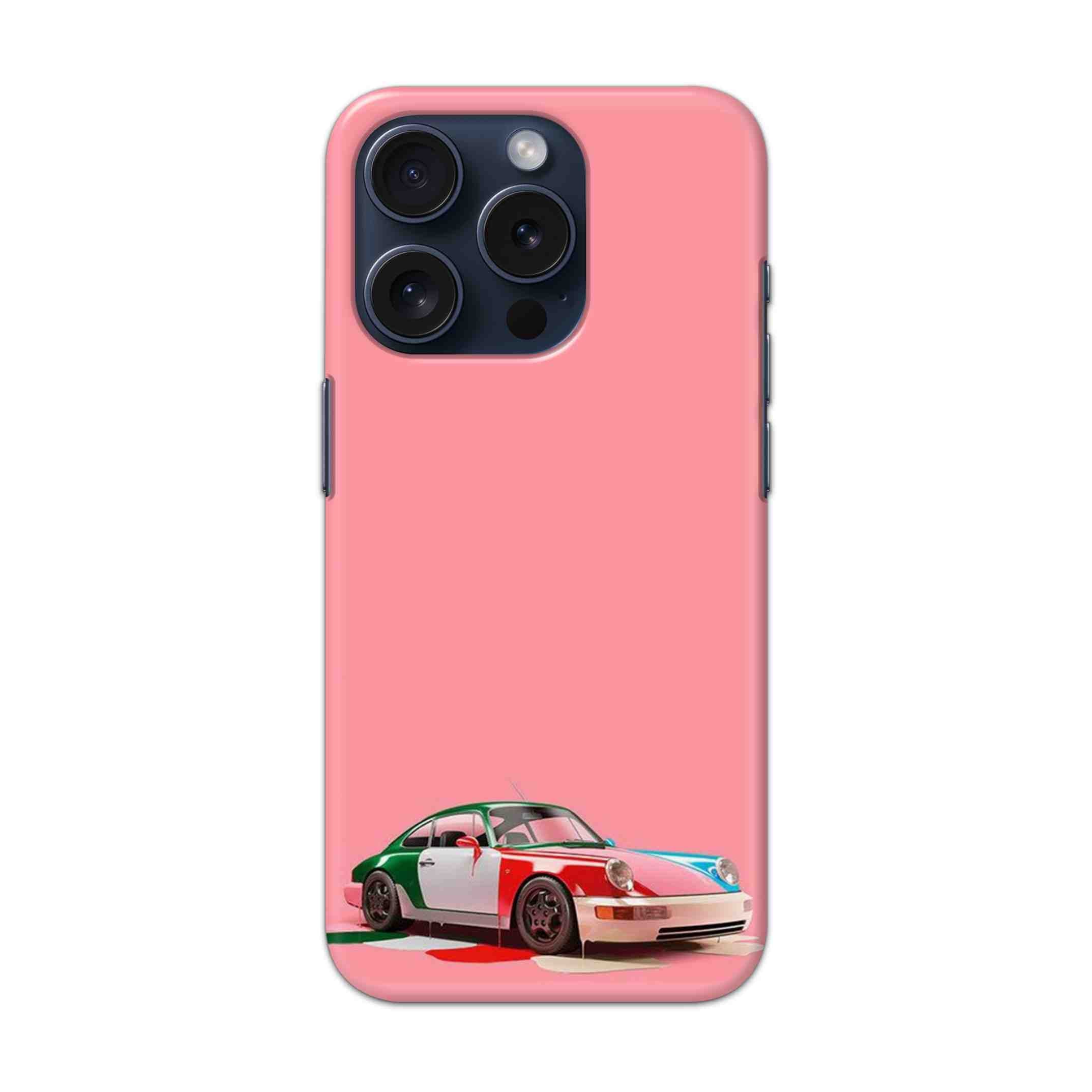 Buy Pink Porche Hard Back Mobile Phone Case/Cover For iPhone 15 Pro Online