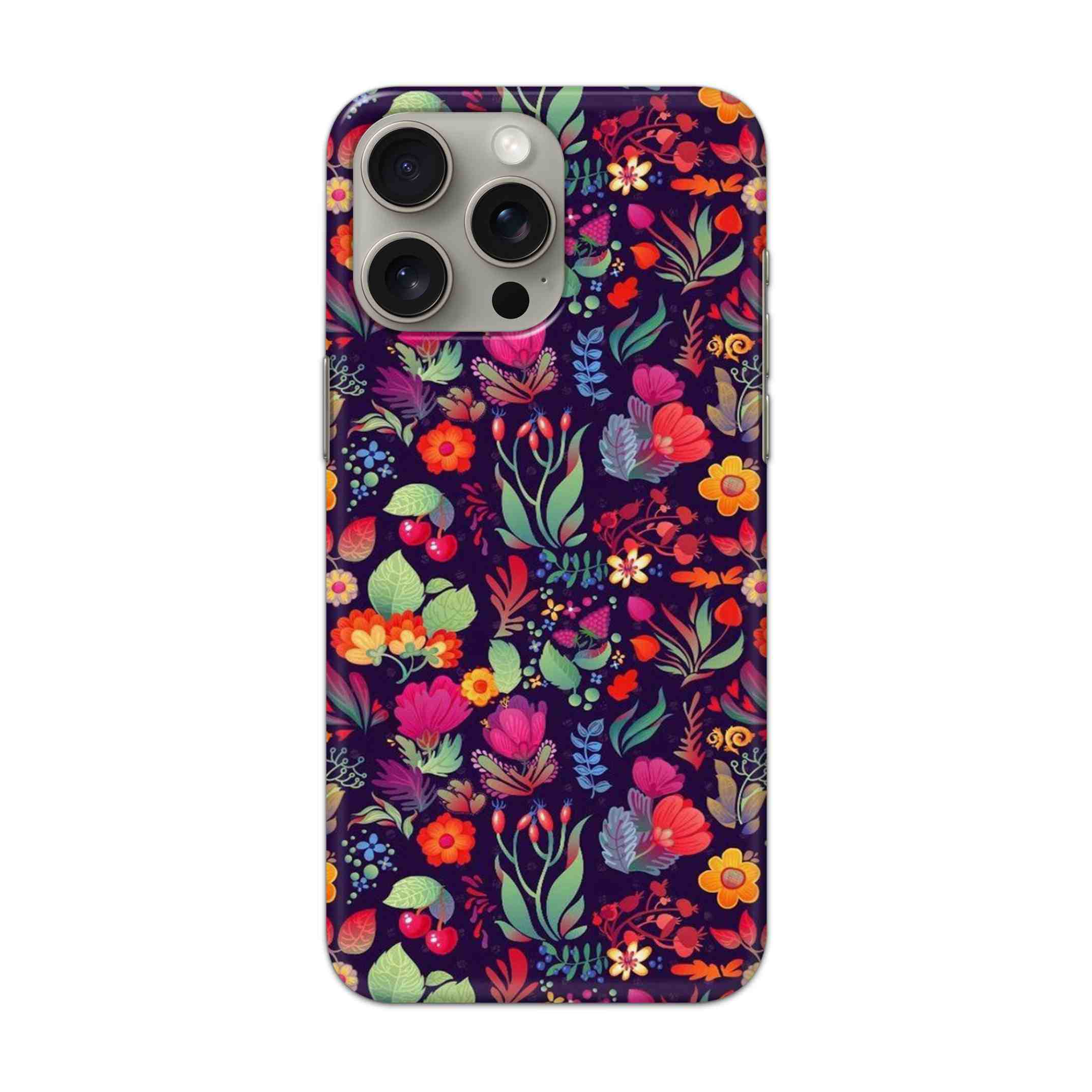 Buy Fruits Flower Hard Back Mobile Phone Case/Cover For iPhone 15 Pro Max Online