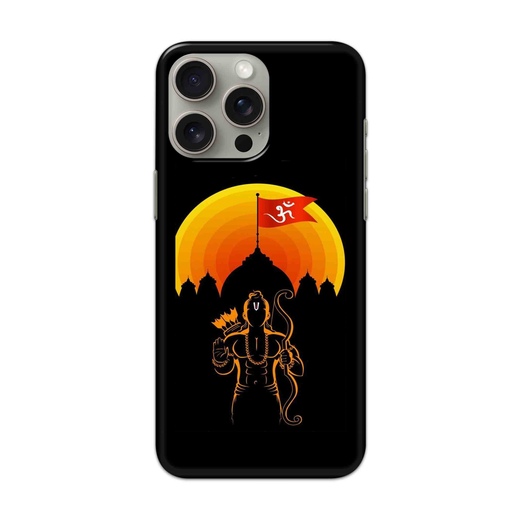 Buy Ram Ji Hard Back Mobile Phone Case/Cover For iPhone 15 Pro Max Online
