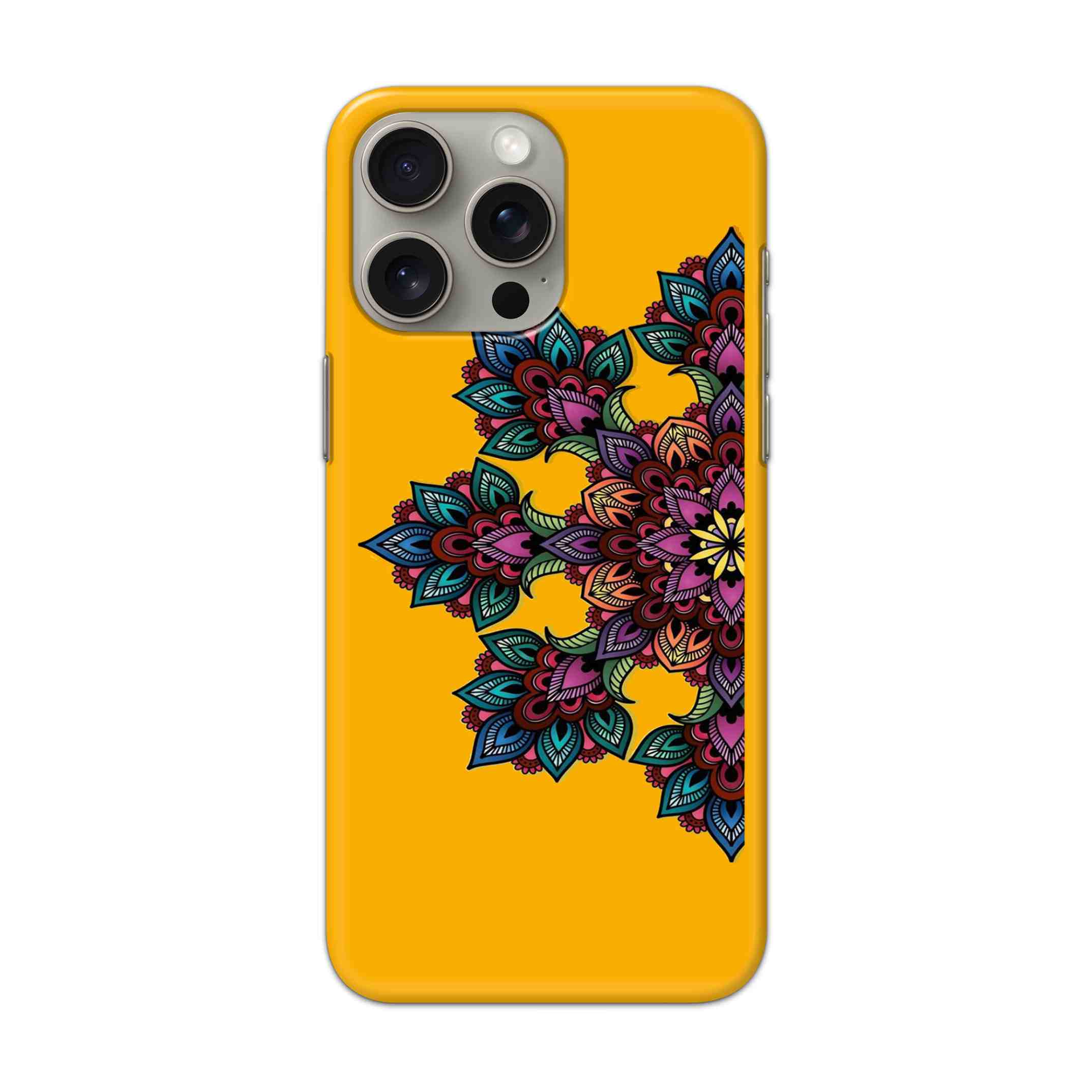 Buy Rainbow Mandala Hard Back Mobile Phone Case/Cover For iPhone 15 Pro Max Online