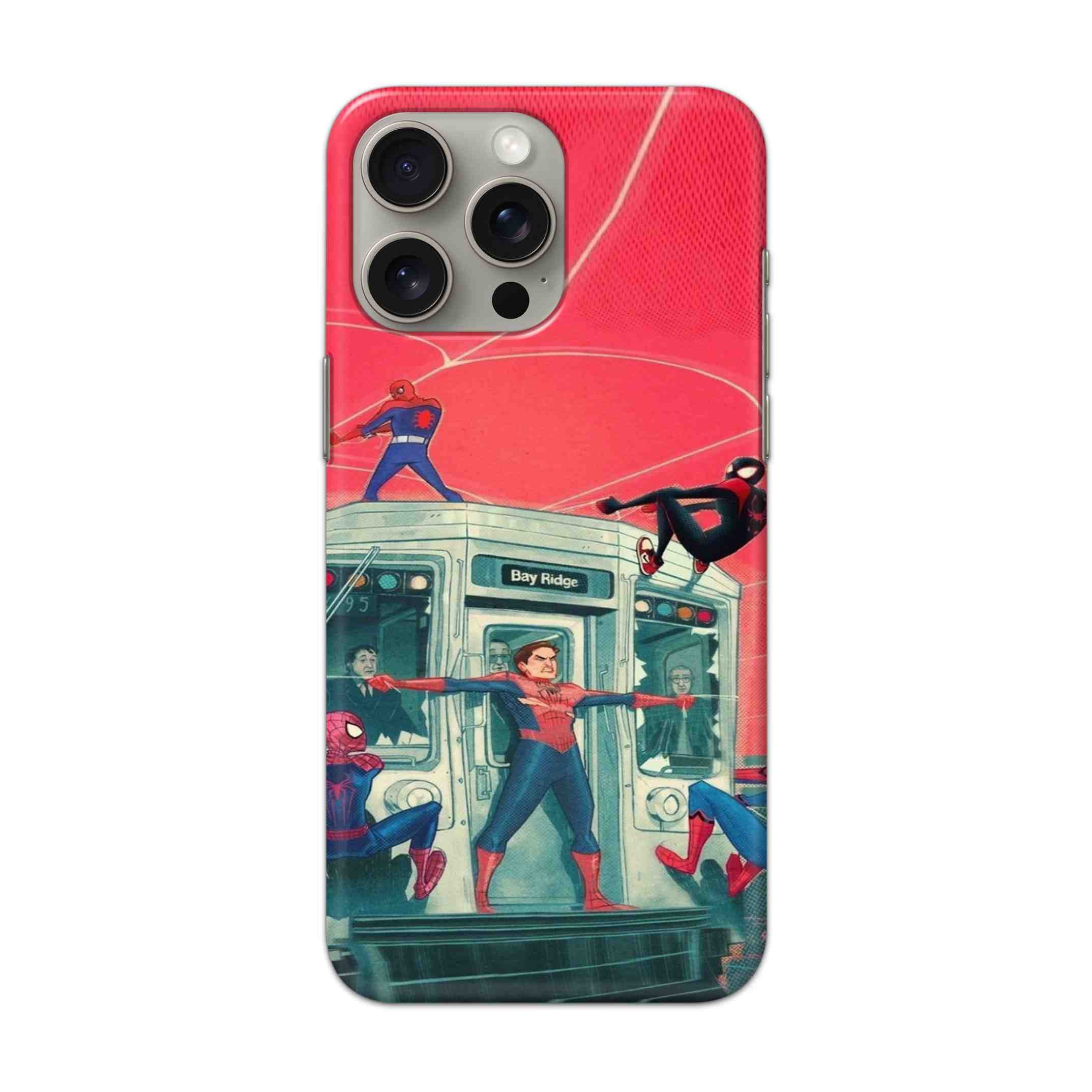 Buy All Spiderman Hard Back Mobile Phone Case/Cover For iPhone 15 Pro Max Online