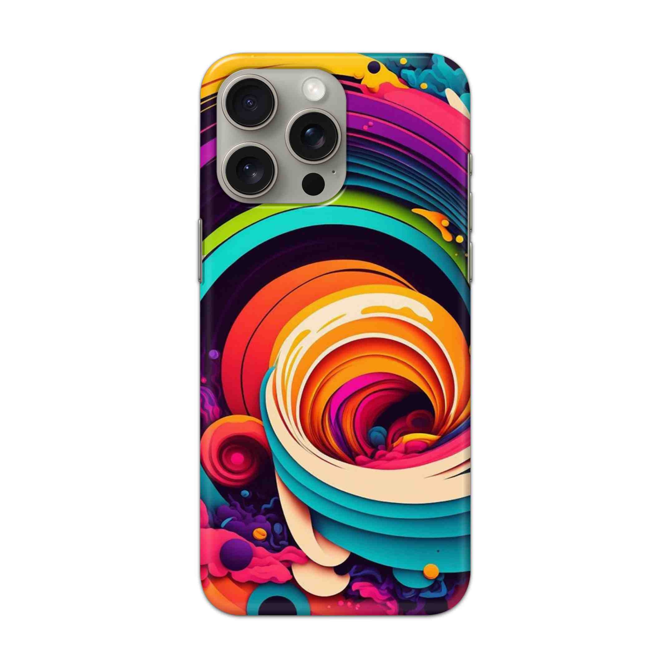 Buy Colour Circle Hard Back Mobile Phone Case/Cover For iPhone 15 Pro Max Online
