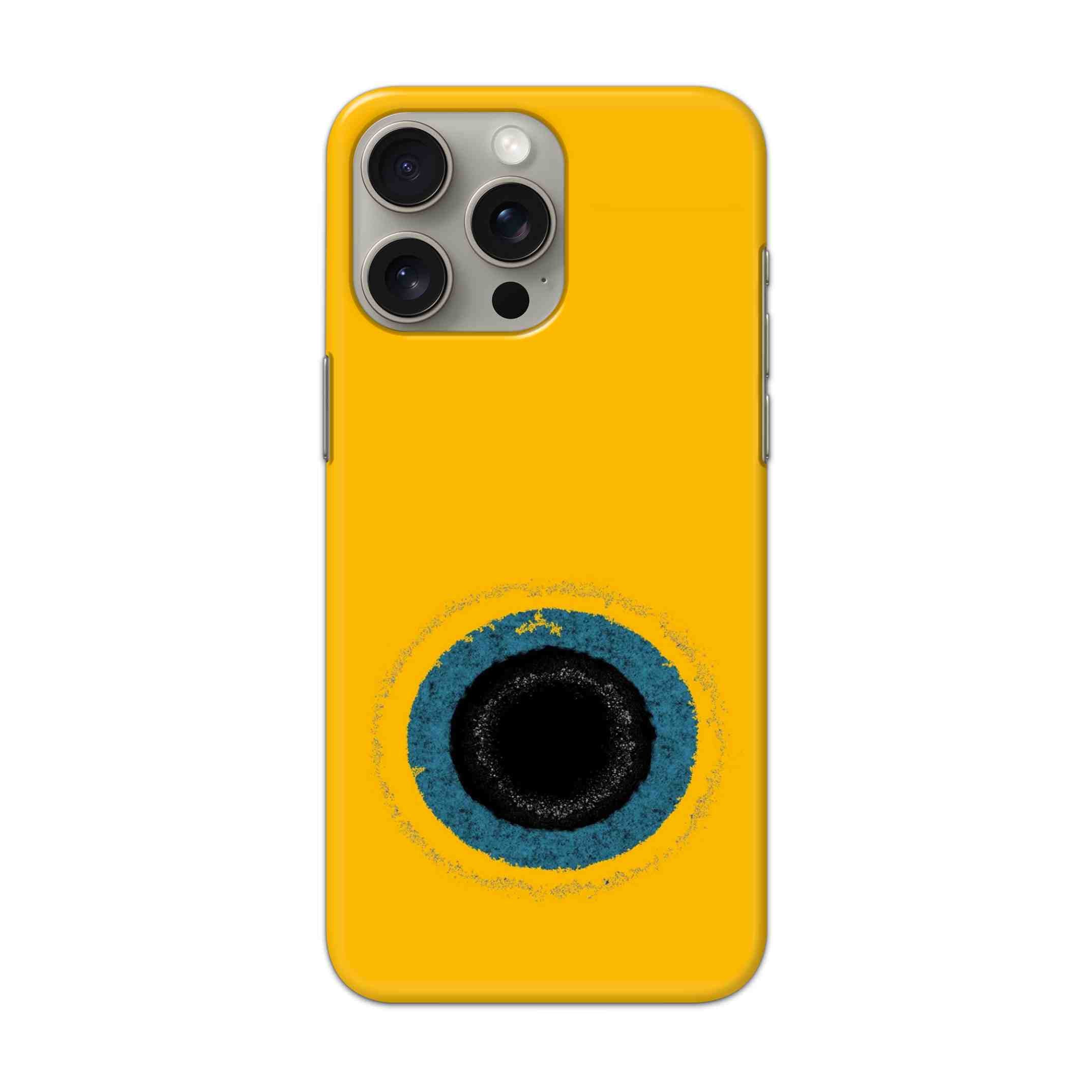 Buy Dark Hole With Yellow Background Hard Back Mobile Phone Case/Cover For iPhone 15 Pro Max Online