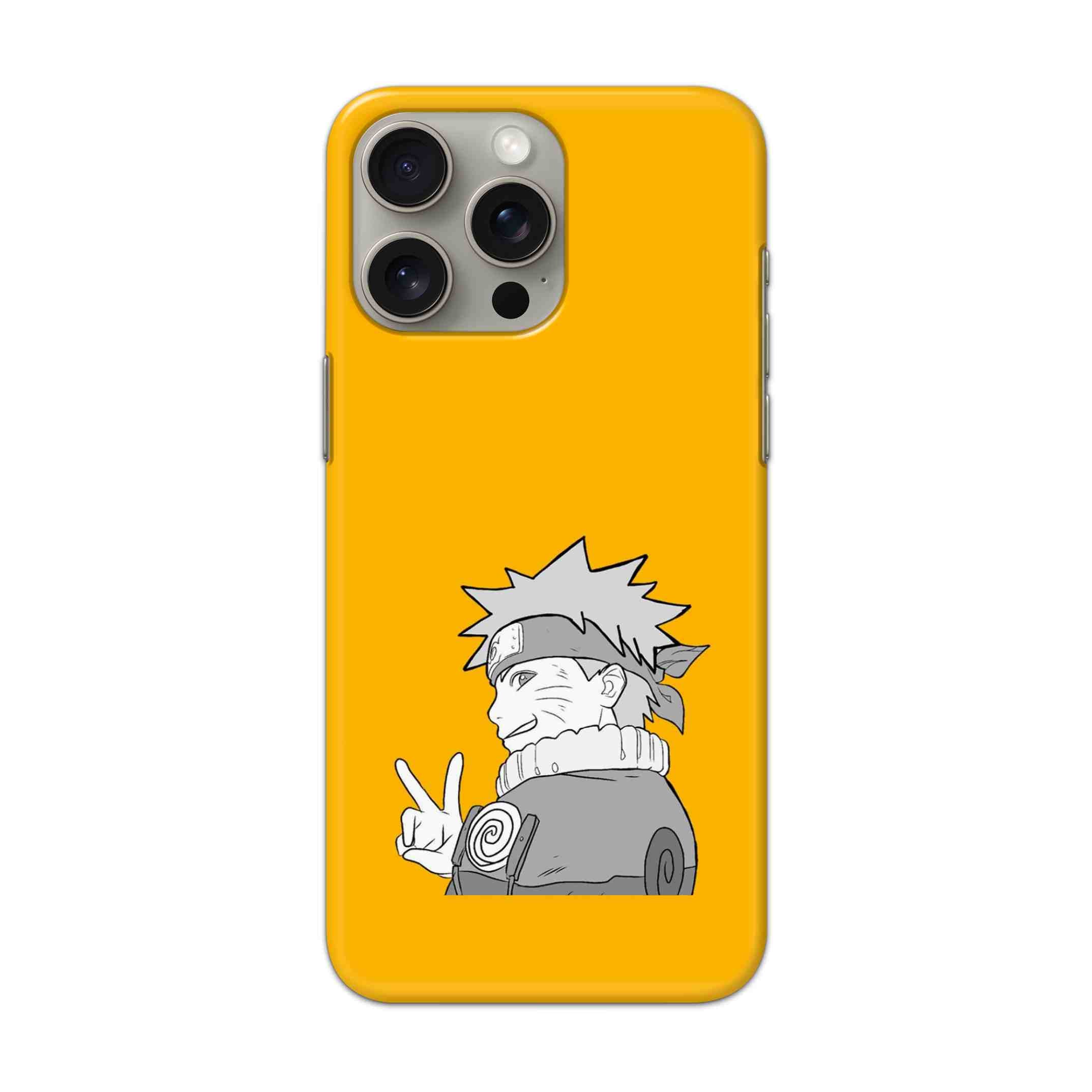 Buy White Naruto Hard Back Mobile Phone Case/Cover For iPhone 15 Pro Max Online
