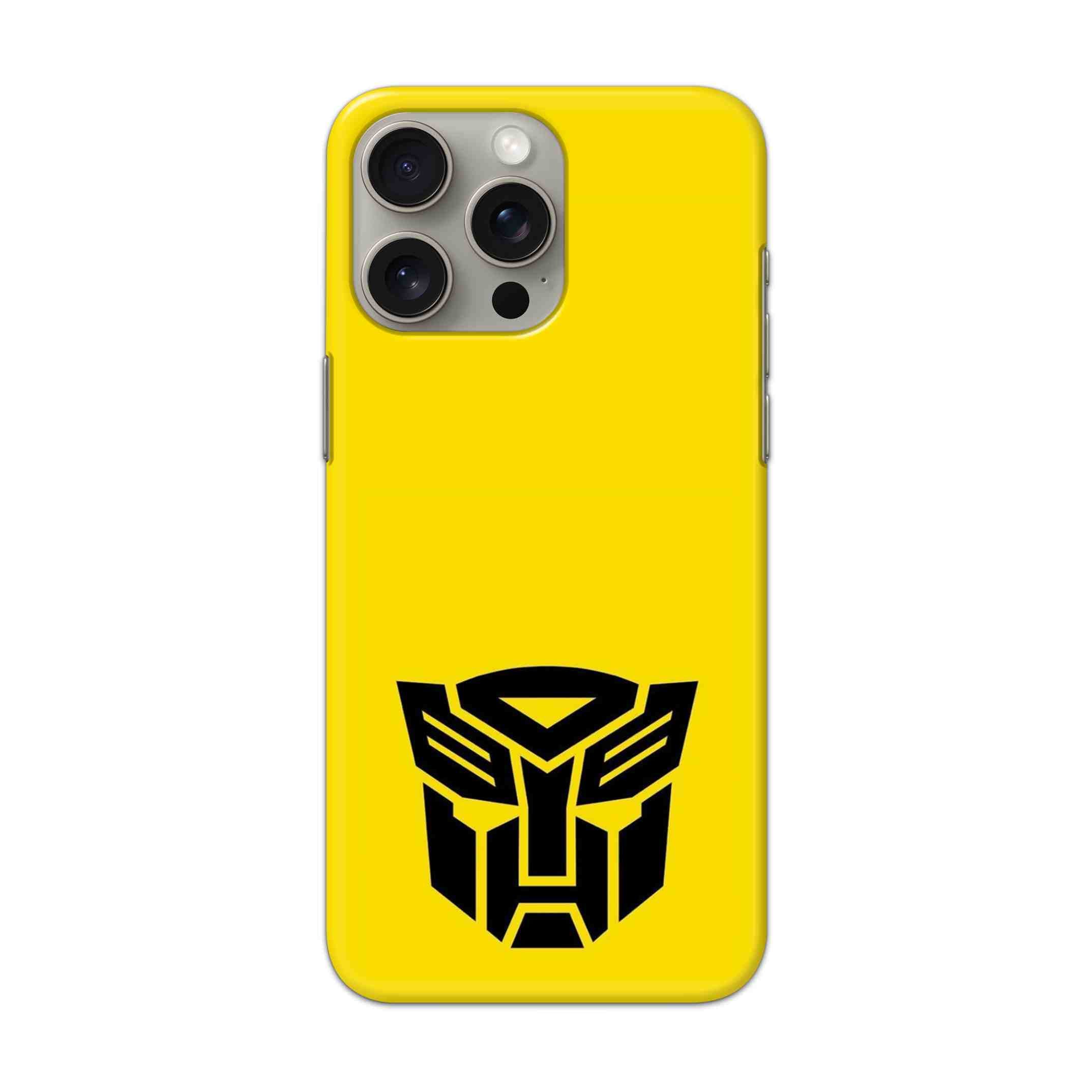 Buy Transformer Logo Hard Back Mobile Phone Case/Cover For iPhone 15 Pro Max Online