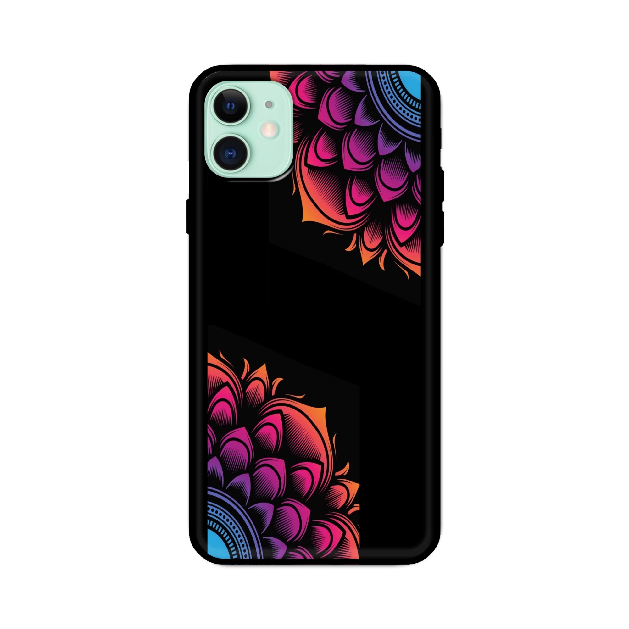 Buy Mandala Glass/Metal Back Mobile Phone Case/Cover For iPhone 11 Online