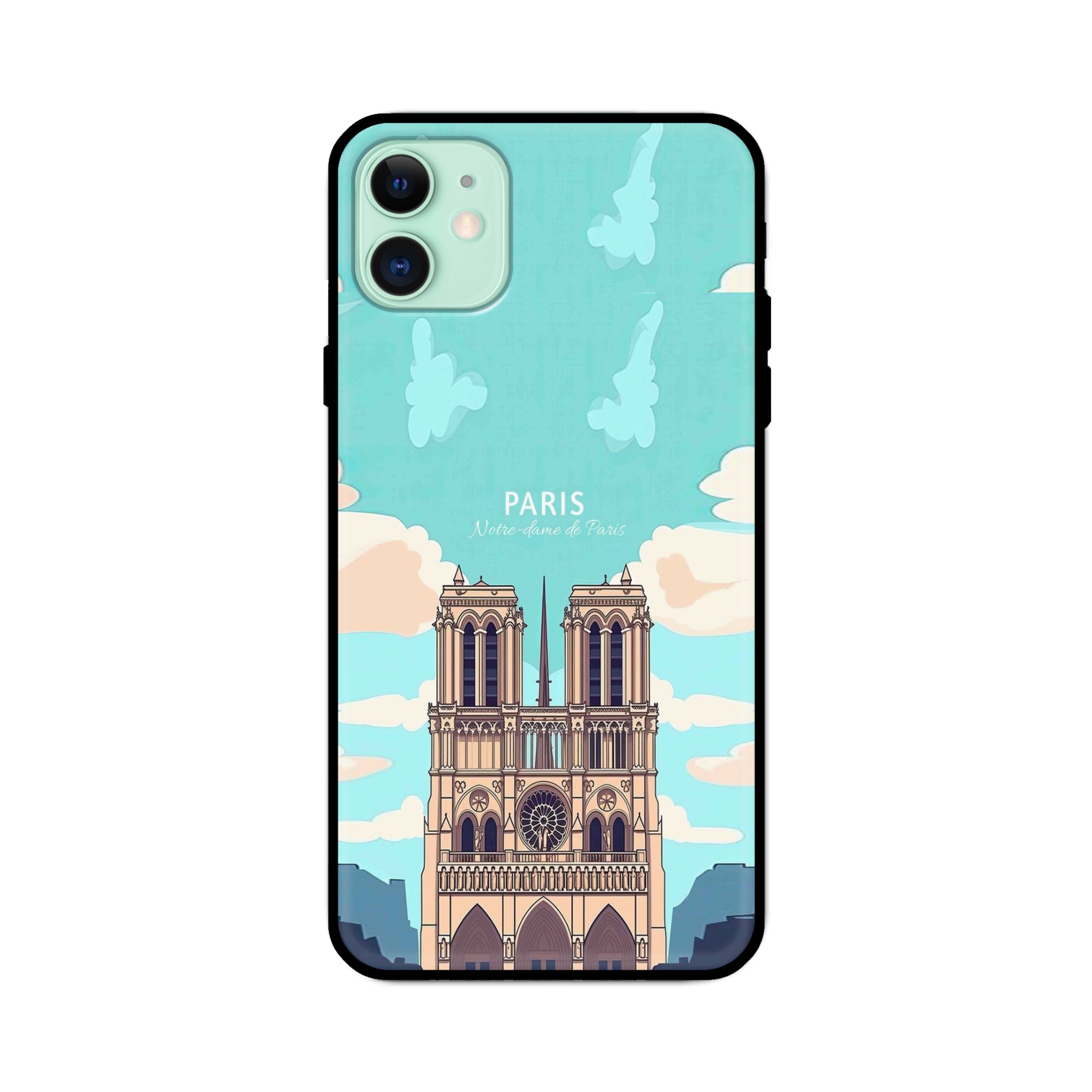 Buy Notre Dame Te Paris Glass/Metal Back Mobile Phone Case/Cover For iPhone 11 Online