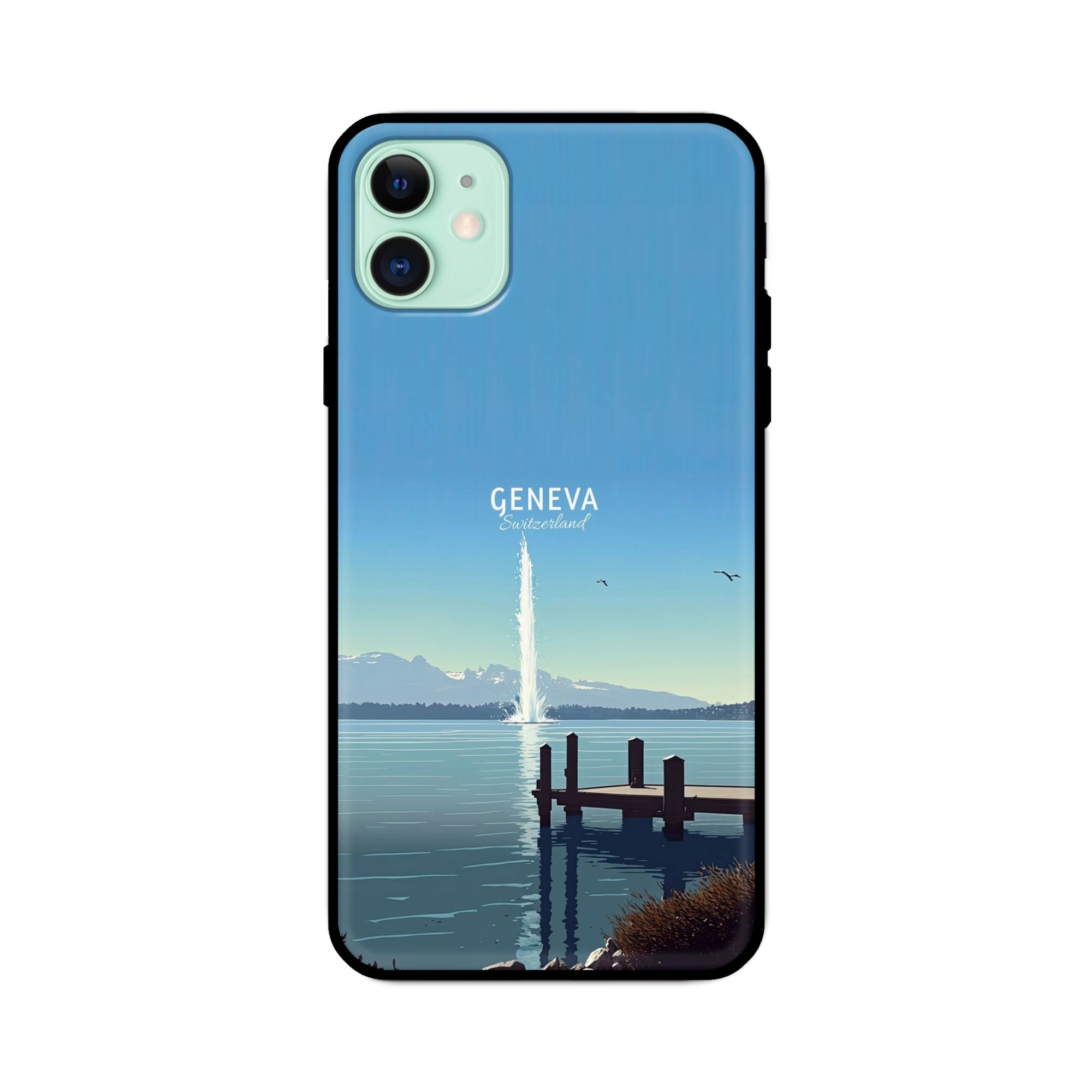 Buy Geneva Glass/Metal Back Mobile Phone Case/Cover For iPhone 11 Online
