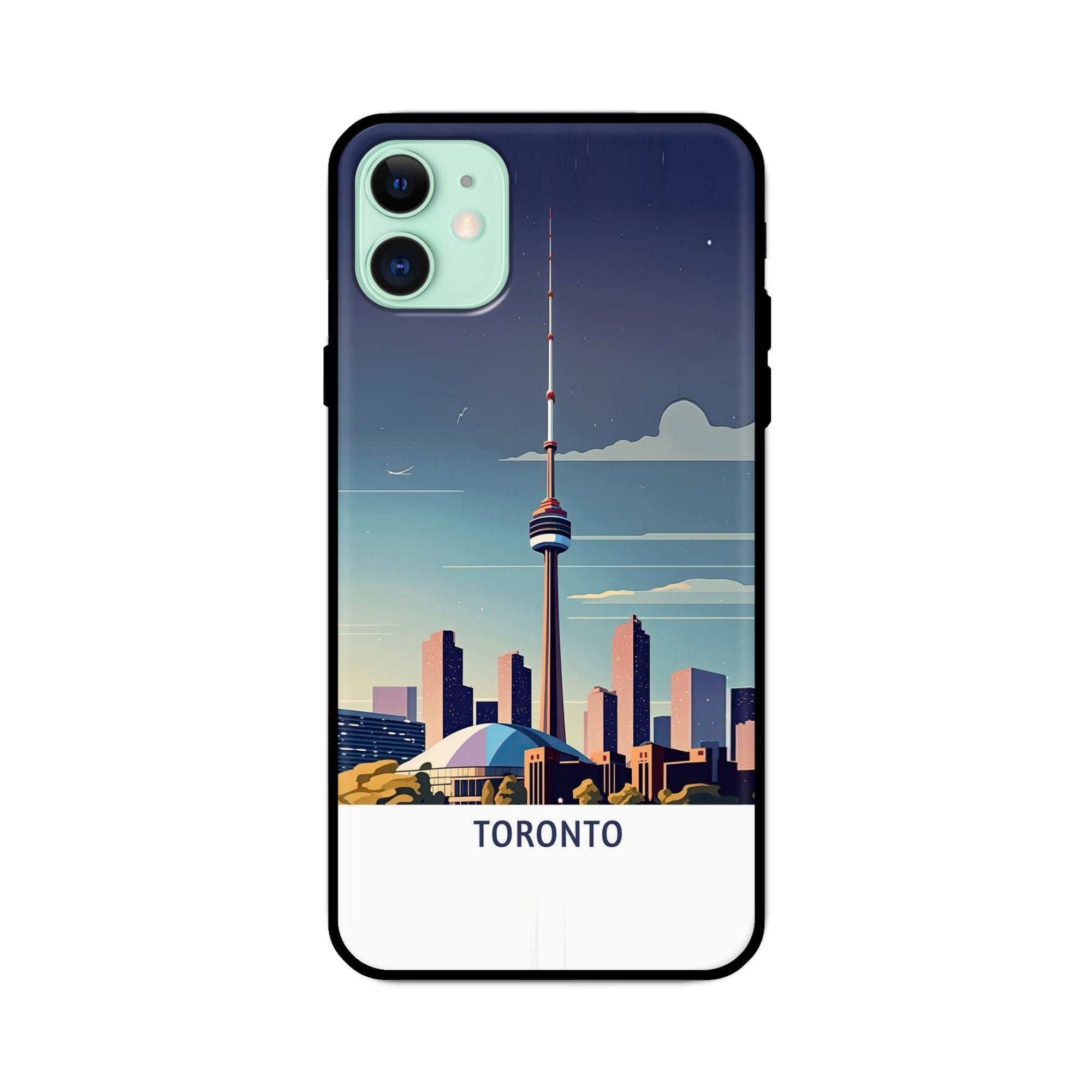 Buy Toronto Glass/Metal Back Mobile Phone Case/Cover For iPhone 11 Online