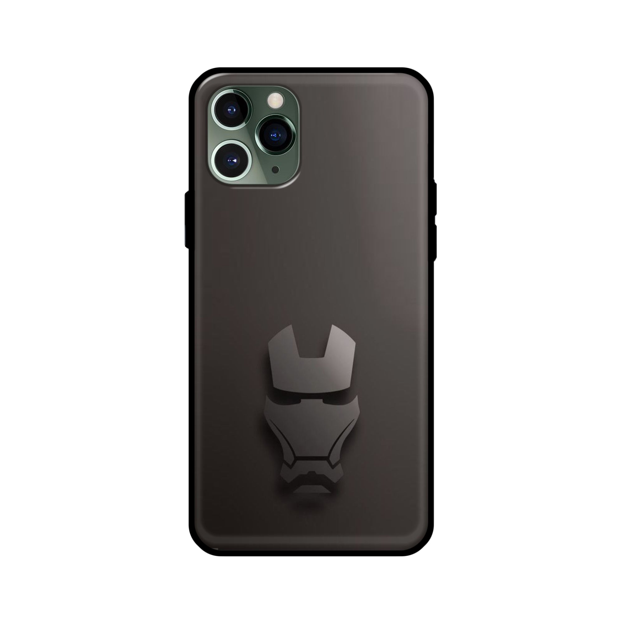Buy Iron Man Logo Glass/Metal Back Mobile Phone Case/Cover For iPhone 11 Pro Online