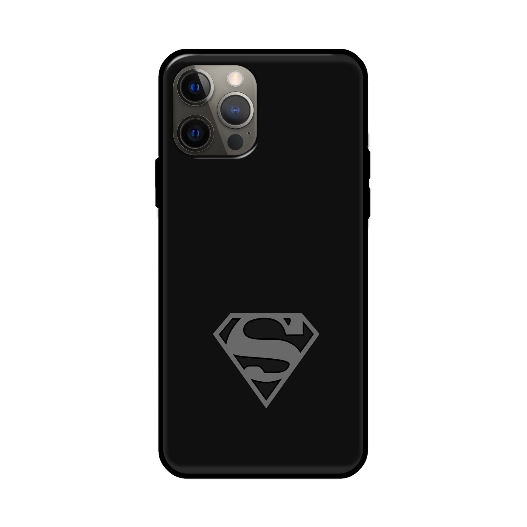 Buy Superman Logo Glass/Metal Back Mobile Phone Case/Cover For Apple iPhone 12 pro Online