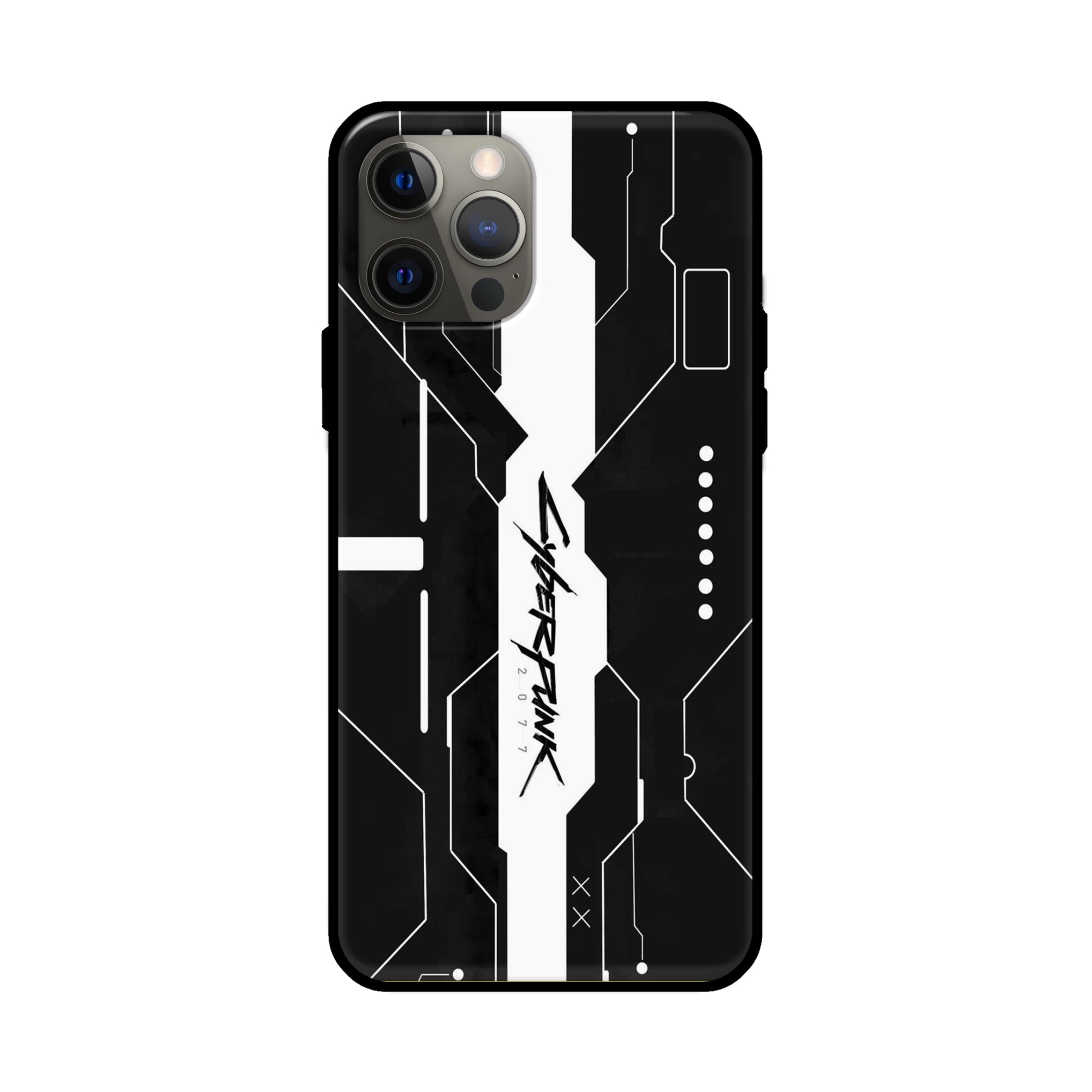 Buy Cyberpunk 2077 Art Glass/Metal Back Mobile Phone Case/Cover For Apple iPhone 12 pro Online