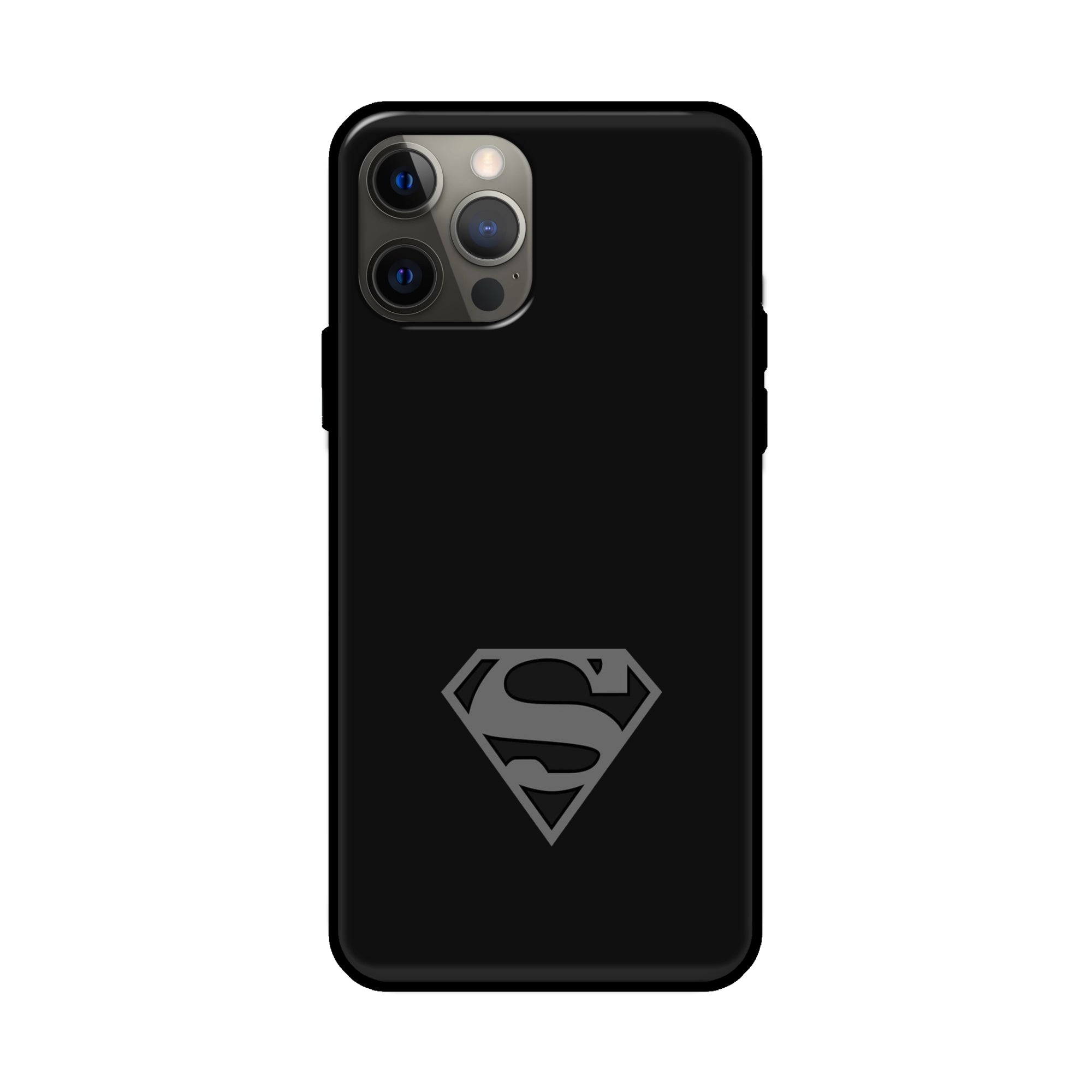 Buy Superman Logo Glass/Metal Back Mobile Phone Case/Cover For Apple iPhone 12 pro max Online