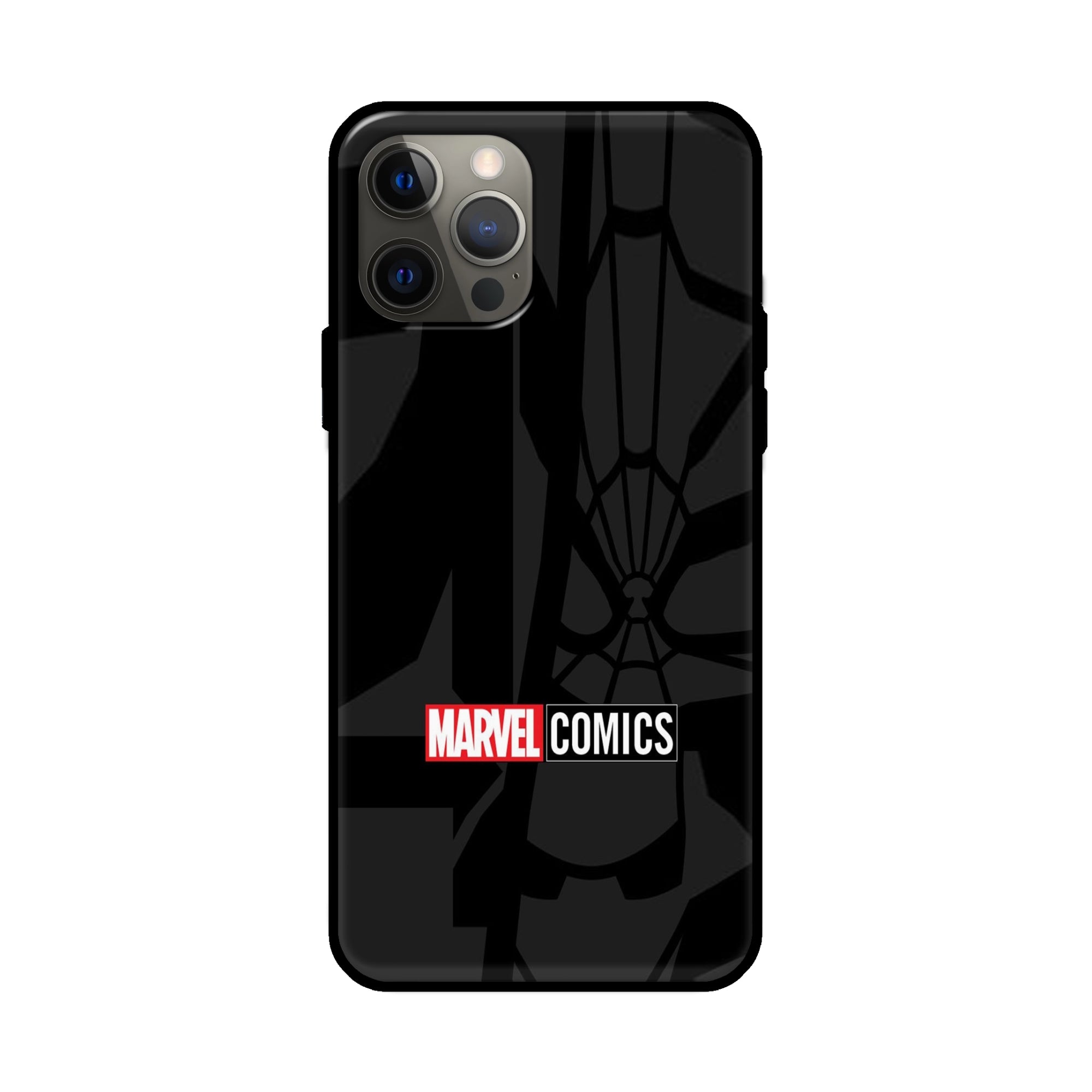 Buy Marvel Comics Glass/Metal Back Mobile Phone Case/Cover For Apple iPhone 12 pro max Online