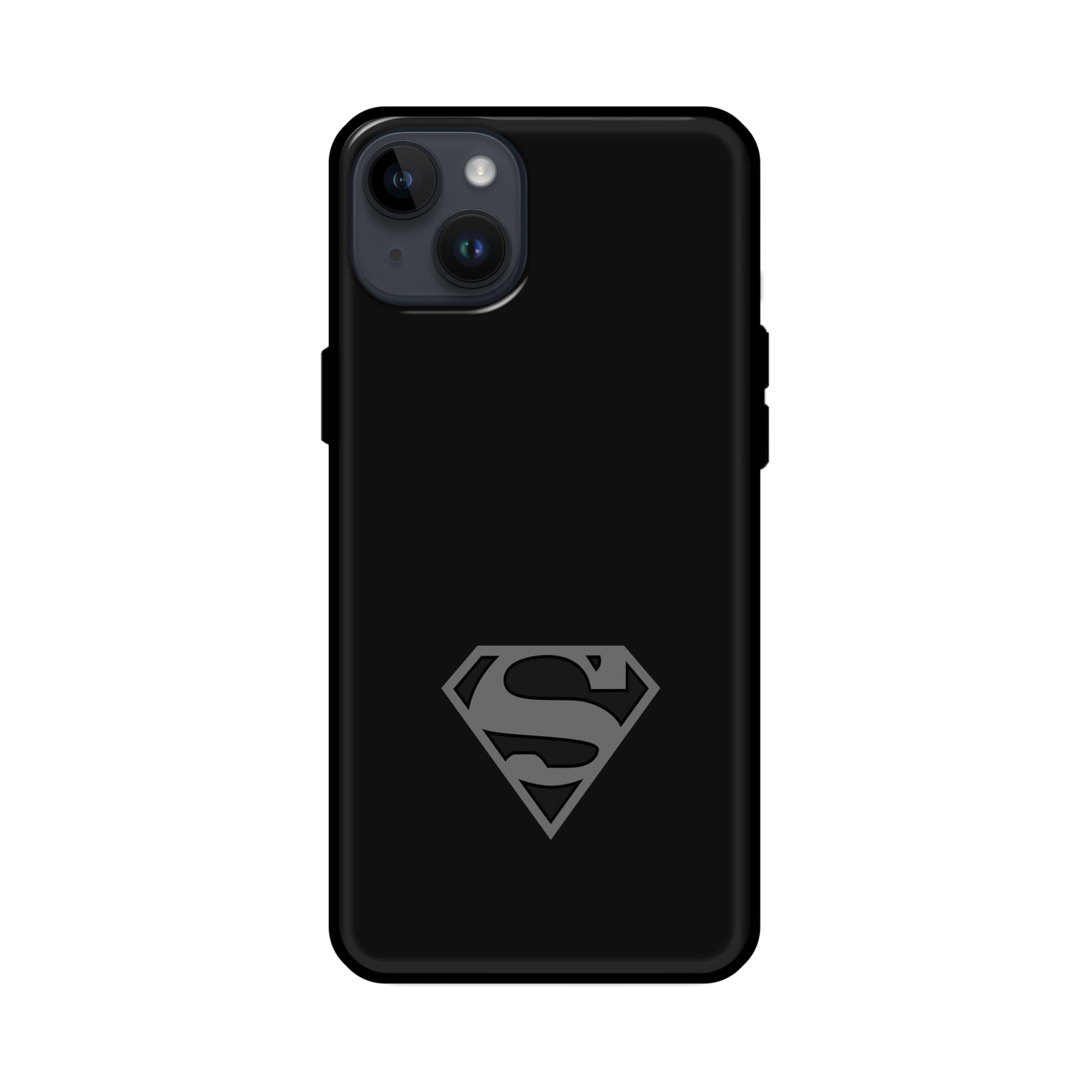 Buy Superman Logo Glass/Metal Back Mobile Phone Case/Cover For iPhone 14 Online
