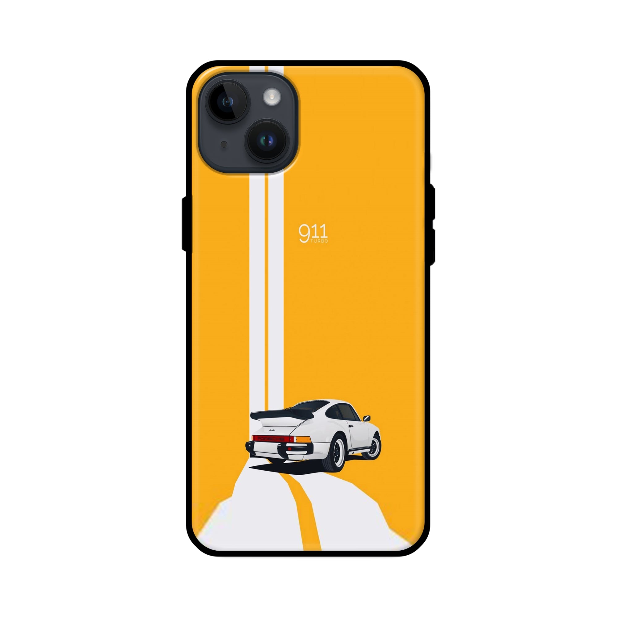 Buy 911 Gt Porche Glass/Metal Back Mobile Phone Case/Cover For iPhone 14 Online
