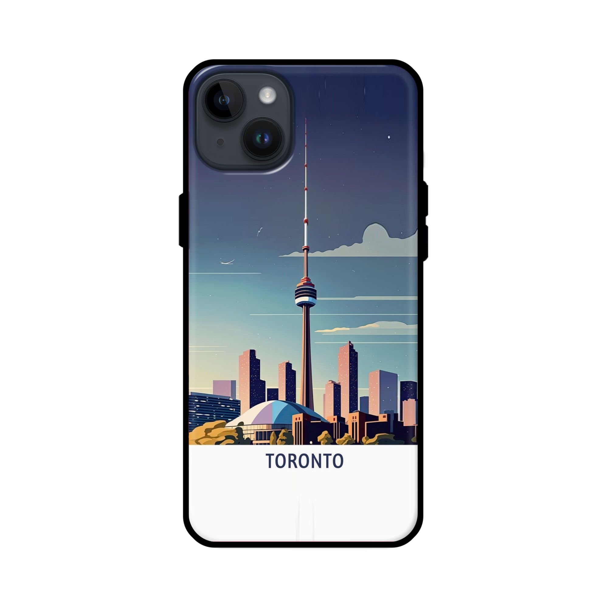 Buy Toronto Glass/Metal Back Mobile Phone Case/Cover For iPhone 14 Online